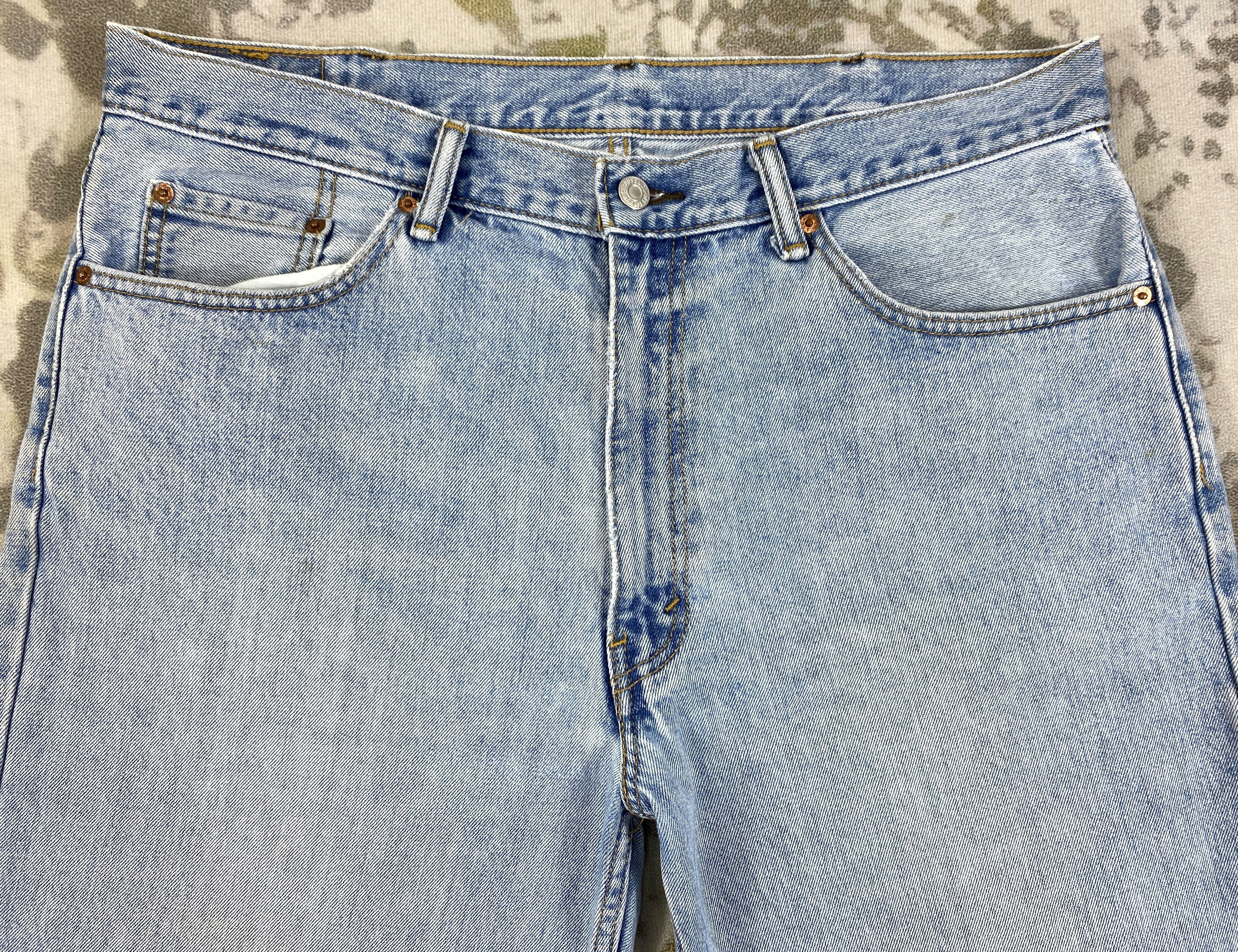 Levi's Mid Blue Vintage Levi's 550 Jeans 38x31.5 Denim -SJ010 Size US 38 / EU 54 - 3 Thumbnail