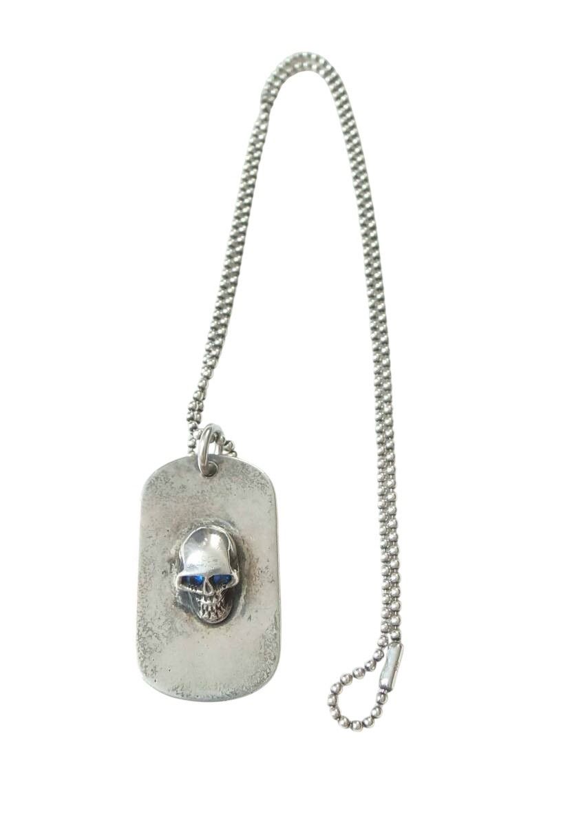 Gaboratory Stanley Guess Skull Dog Tag W Zirconia 2003 Size ONE SIZE - 1 Thumbnail
