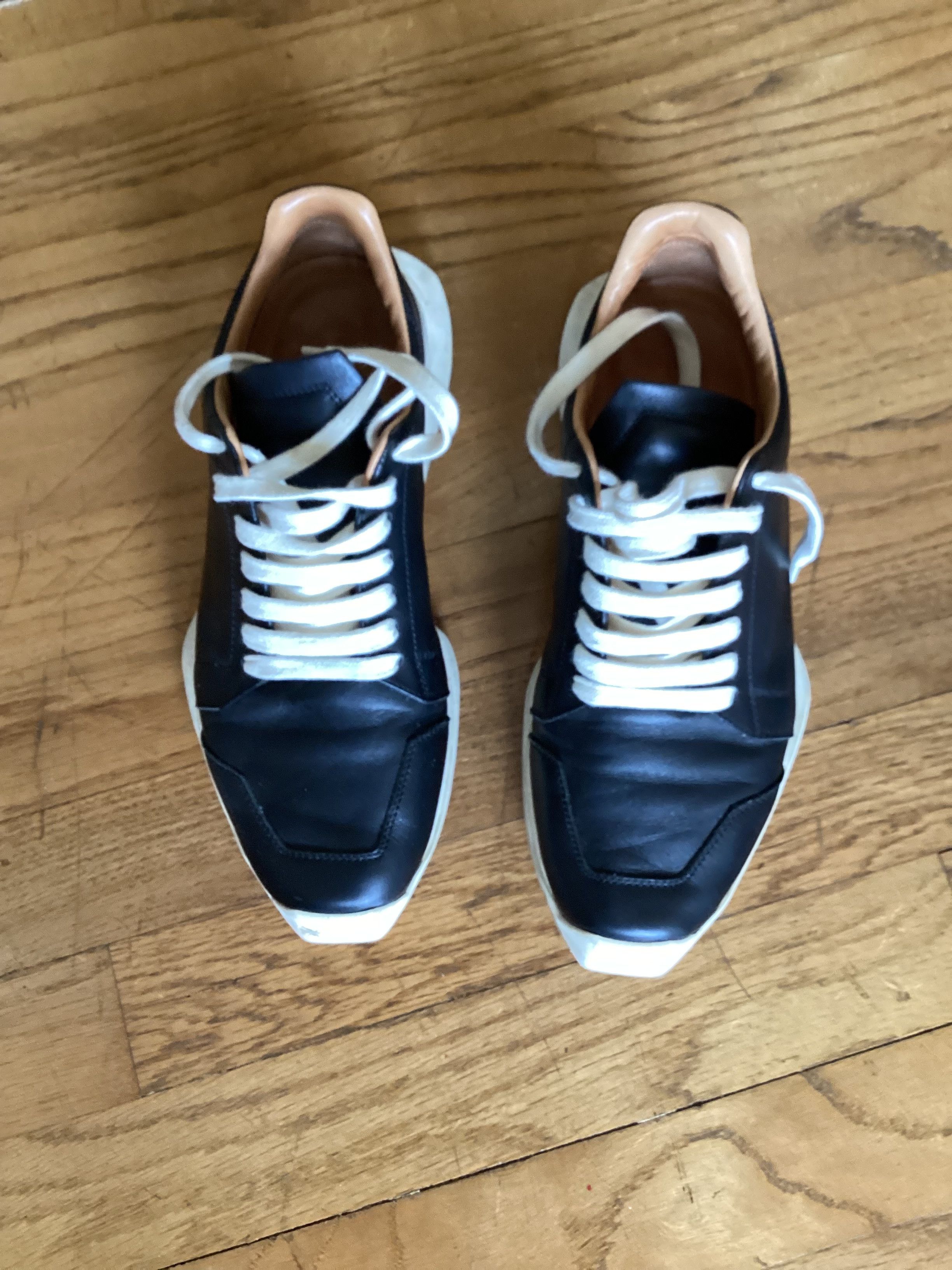 Rick Owens Rick Owens black runners size 37 Size US 7 / IT 37 - 1 Thumbnail