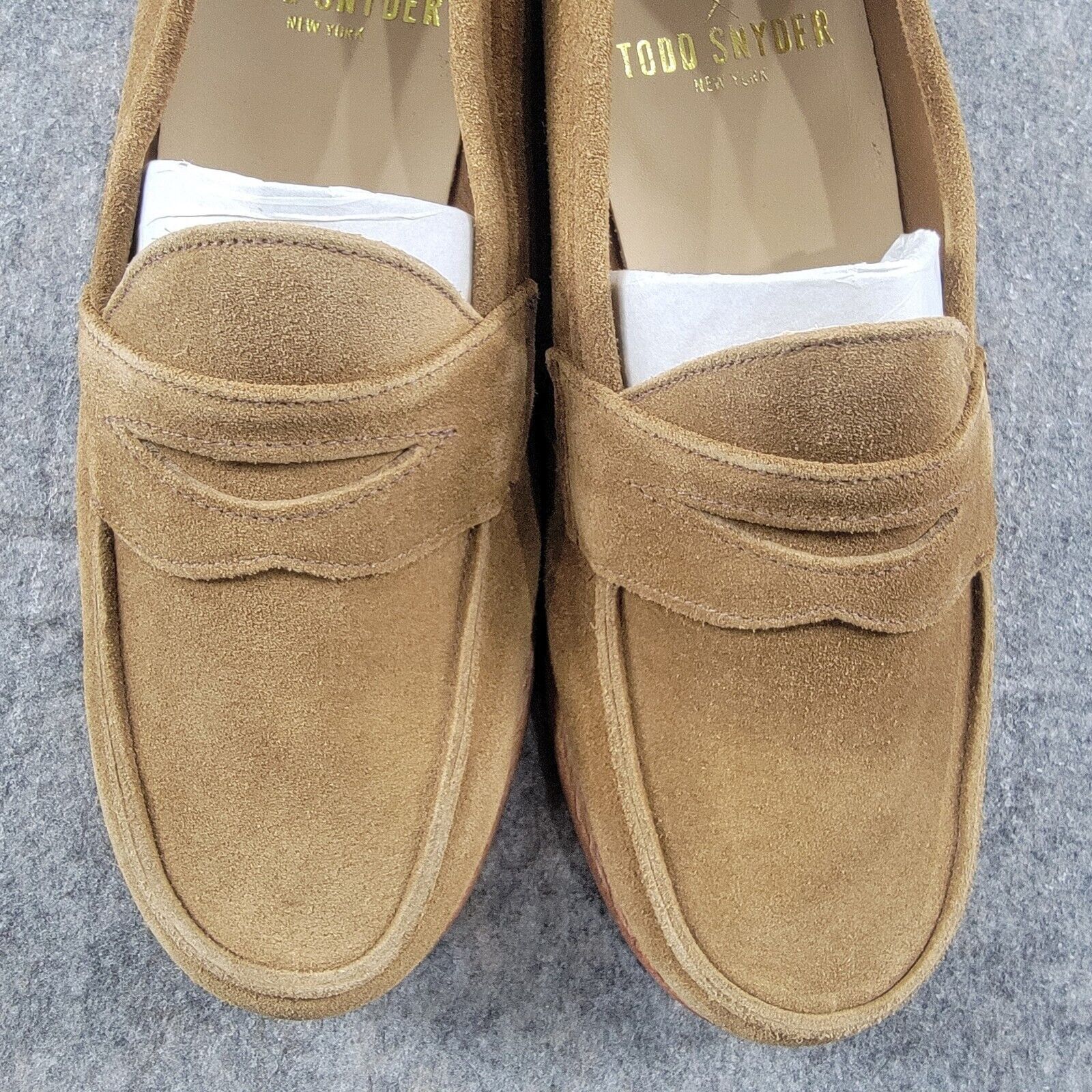 Sanders Todd Snyder x Sanders Edwin Suede Loafer size US 8.5 Tan Size US 8.5 / EU 41-42 - 8 Thumbnail