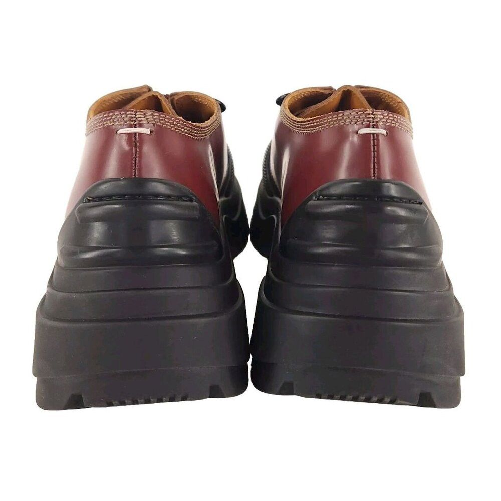 Maison Margiela MM6 Maison Margiela Chunky Oxfords 35 US 5 Women's Burgundy Size US 5 / IT 35 - 4 Thumbnail