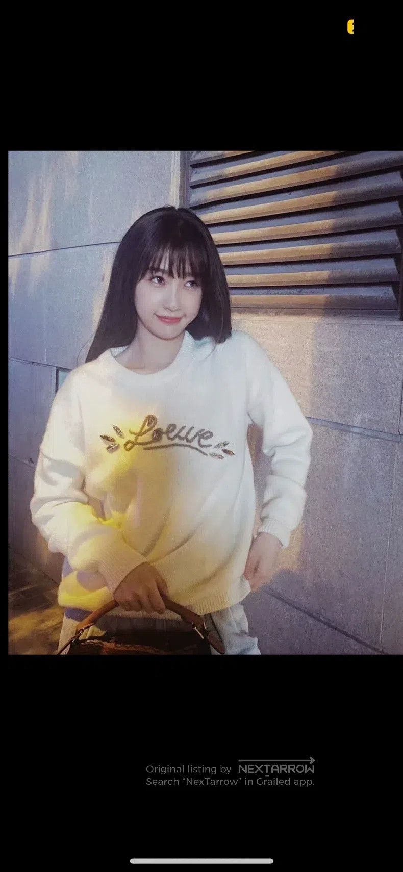 Loewe Loewe Crystal Letter Knit Sweater Size S / US 4 / IT 40 - 1 Thumbnail