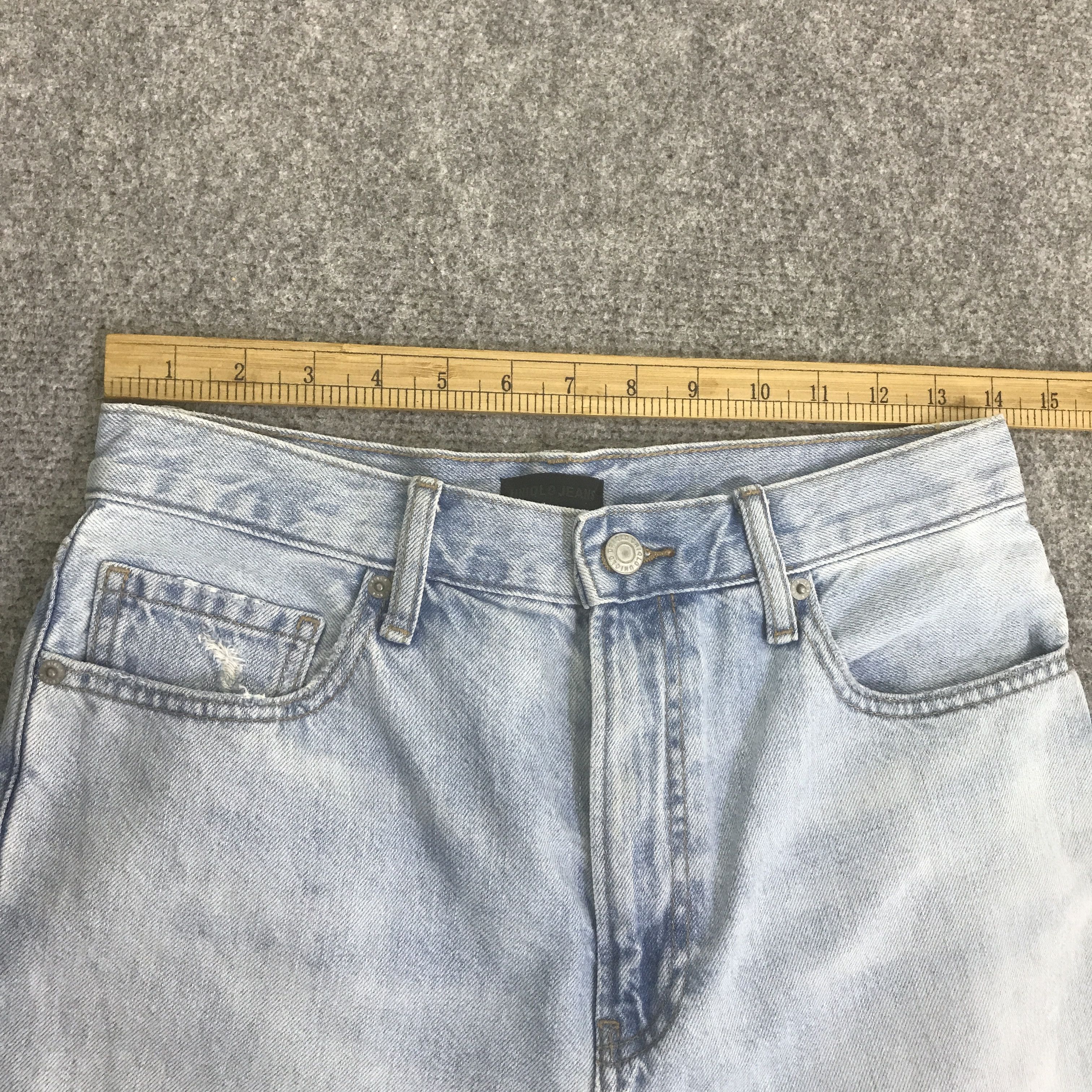 Japanese Brand JAPAN UNIQLO DISTRESSED DENIM JEANS PANTS K129B11 Size US 28 / EU 44 - 7 Thumbnail