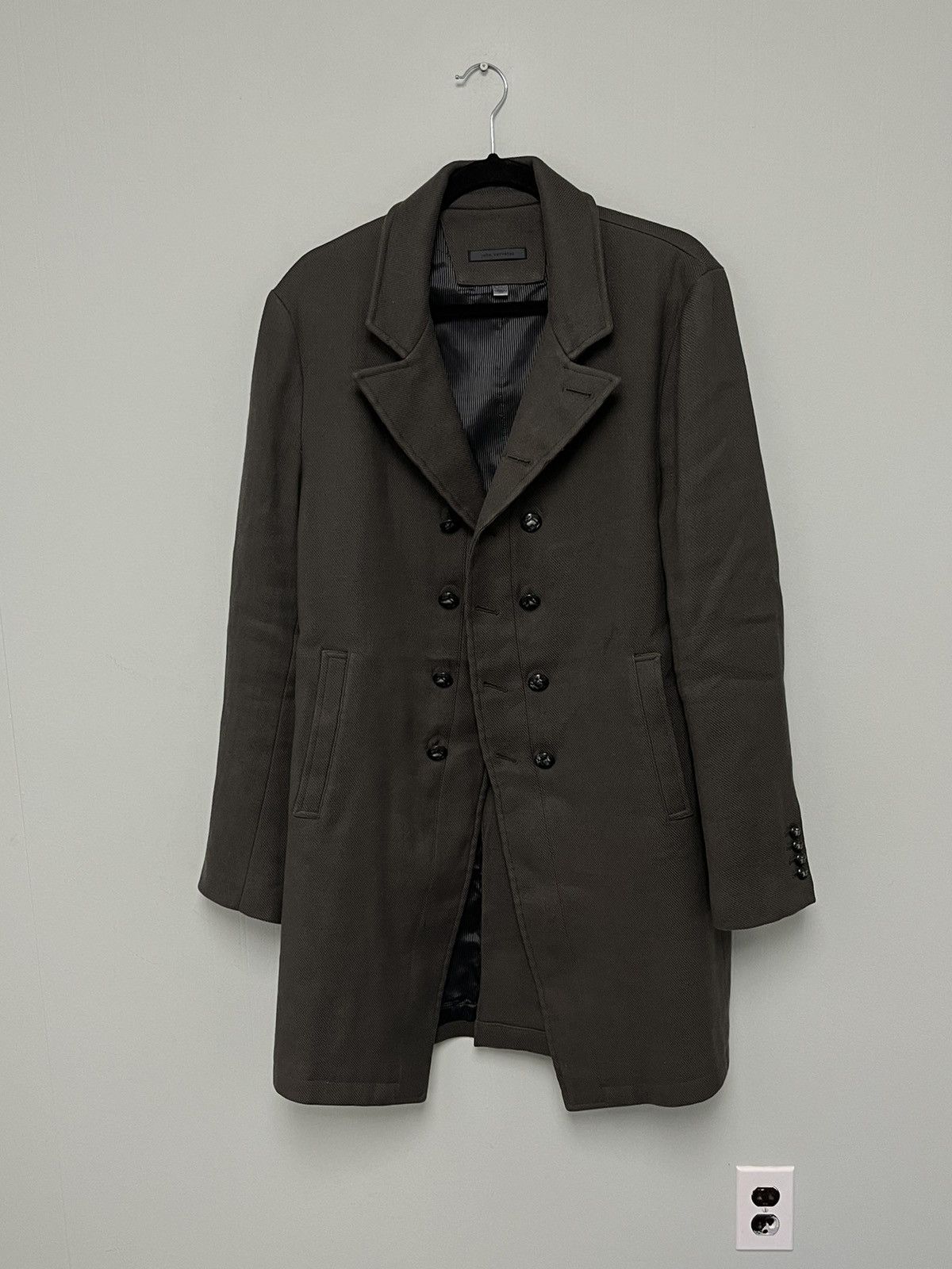 John Varvatos Military Double Breasted Coat. Size 48 Size US M / EU 48-50 / 2 - 8 Thumbnail