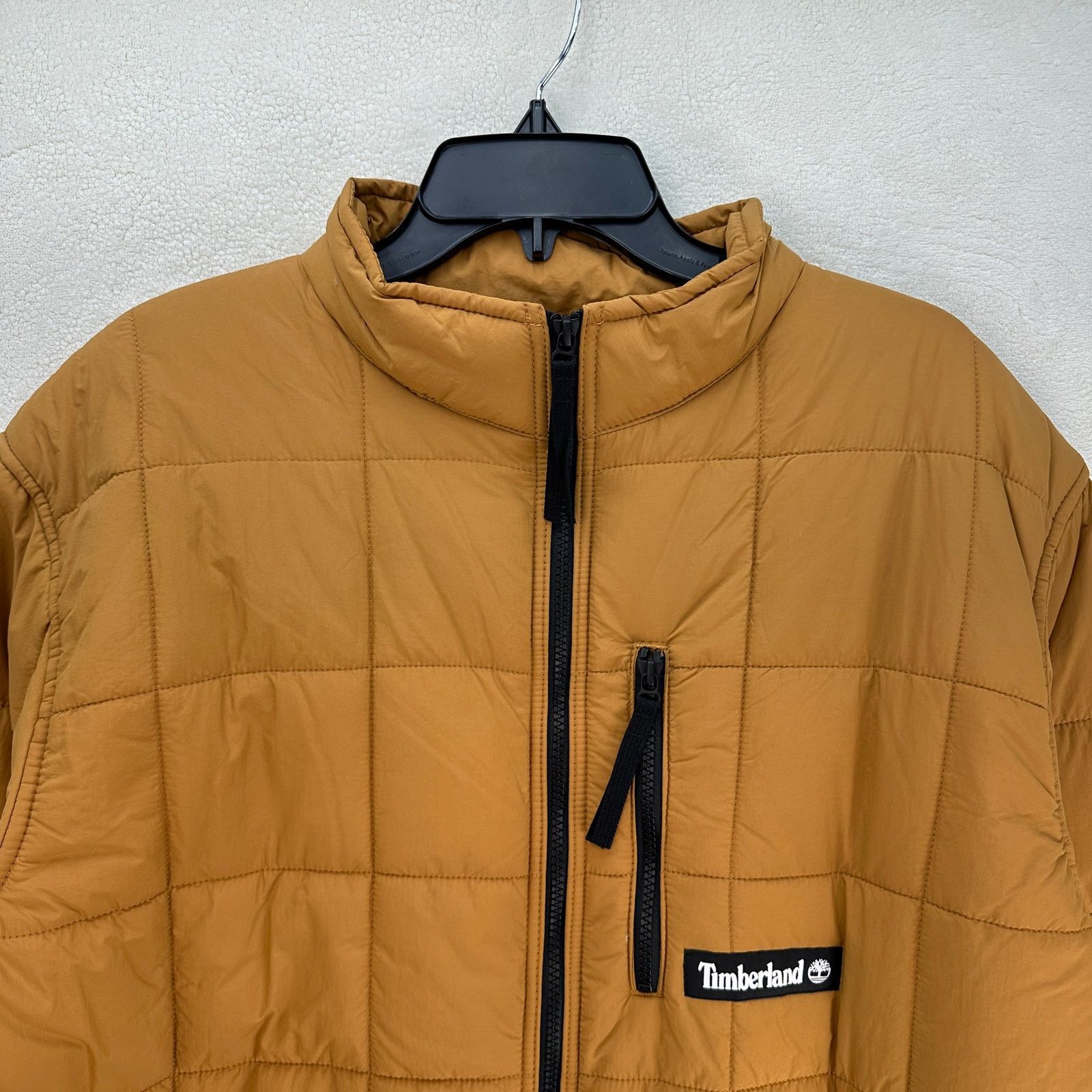 Timberland TIMBERLAND MEN'S X-LARGE WHEAT ZIP UP QUILTED CARGO JACKET Size US XL / EU 56 / 4 - 9 Thumbnail
