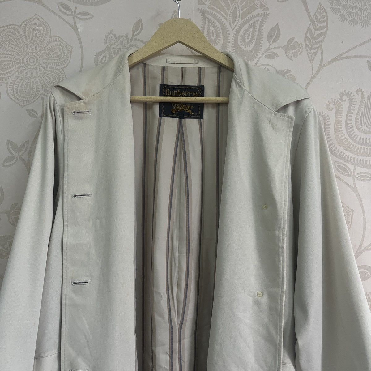 Vintage 1980s Burberrys Parka Long Jacket