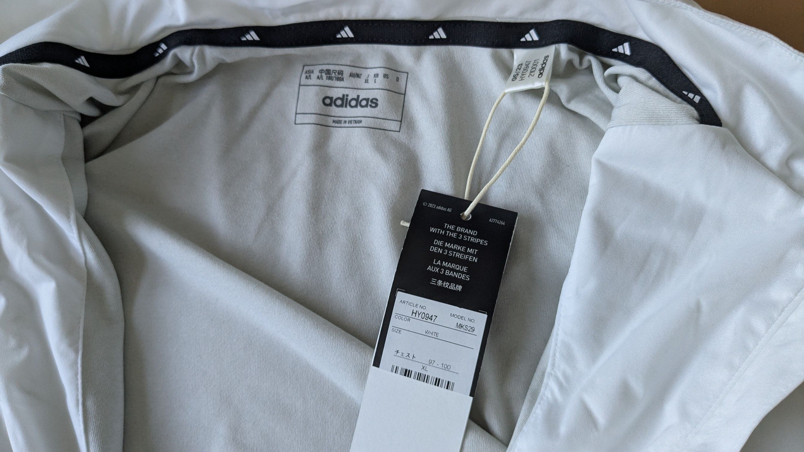 Adidas adidas Golf Waterproof Stretch Double-Zipper Jacket Size US L / EU 52-54 / 3 - 3 Thumbnail