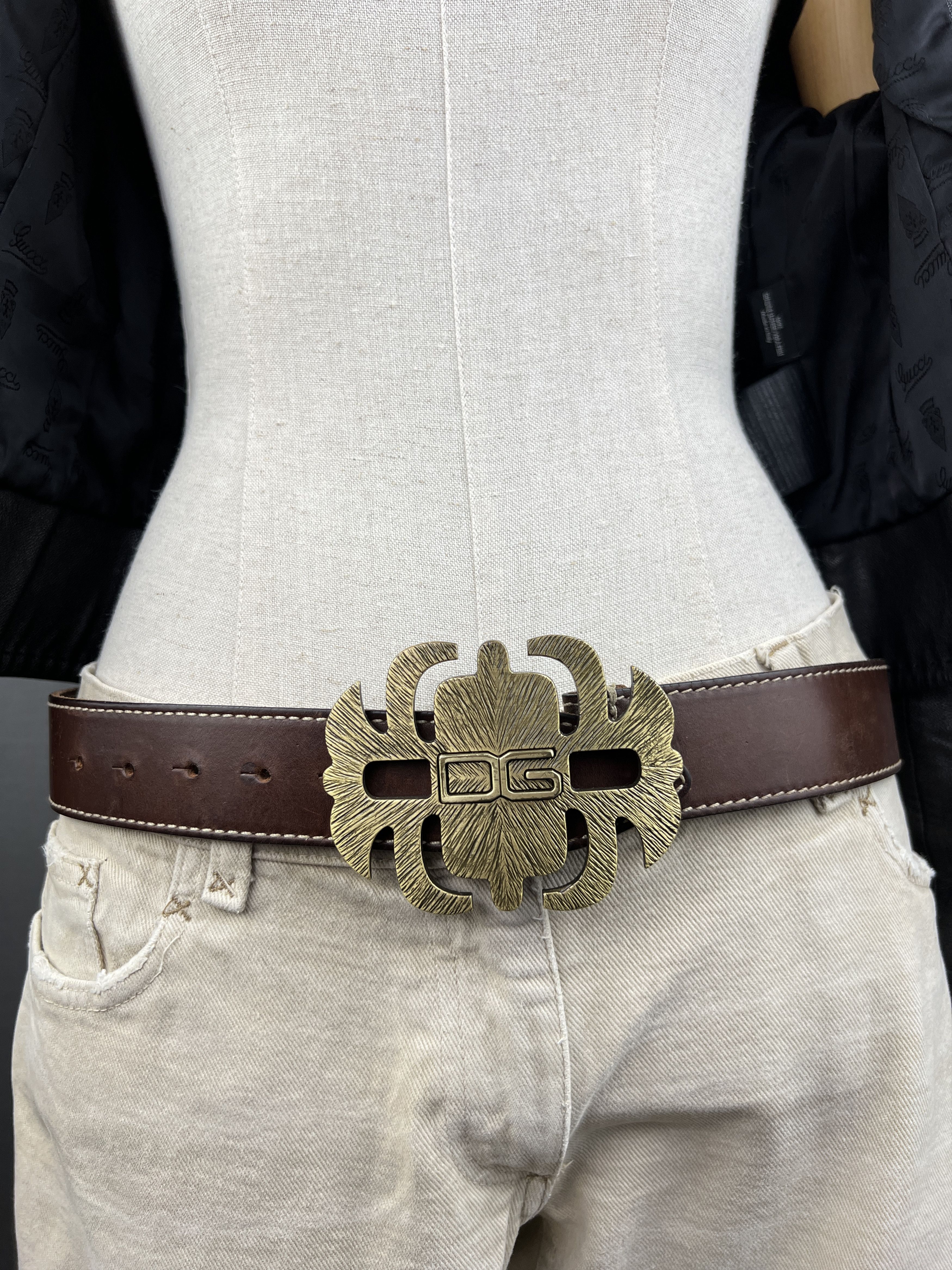 Dolce & Gabbana Vintage Dolce Gabbana Runaway Big DG Logo Buckle Size ONE SIZE - 2 Thumbnail