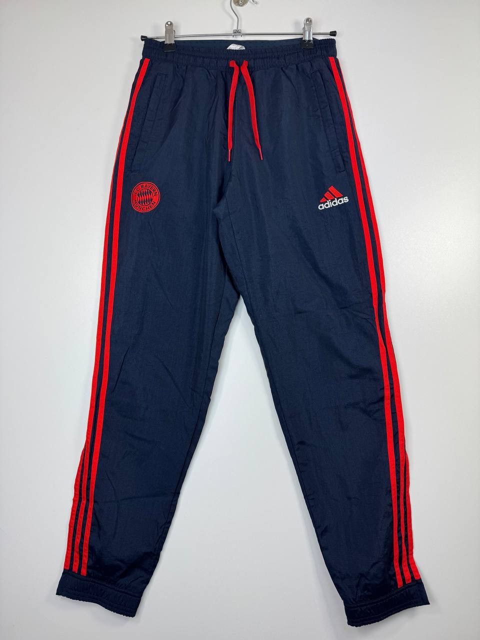 Adidas Adidas Bayern Munich Track Pants Navy Red GR0675 Mens S Size US 32 / EU 48 - 1 Thumbnail