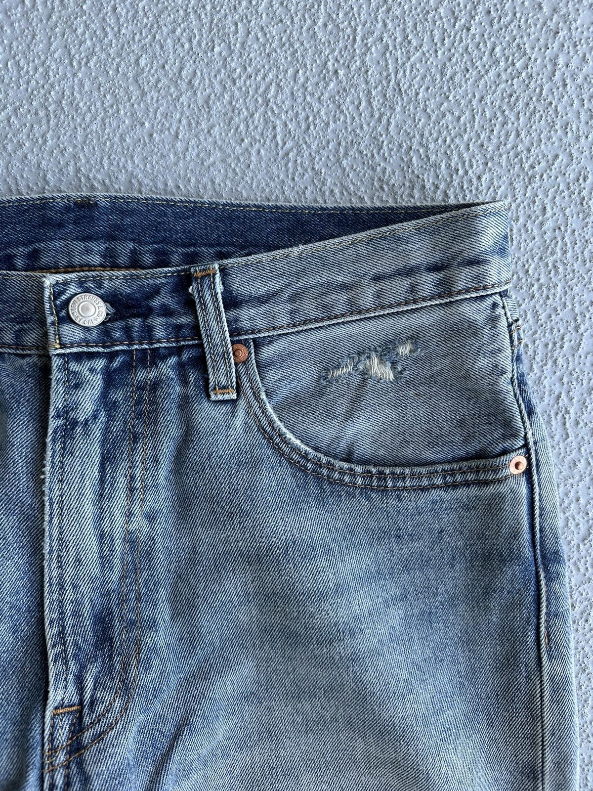 Levi's Levi's 551Z 1961 Vintage Inspired Authentic Straight Jeans Size US 31 - 4 Thumbnail