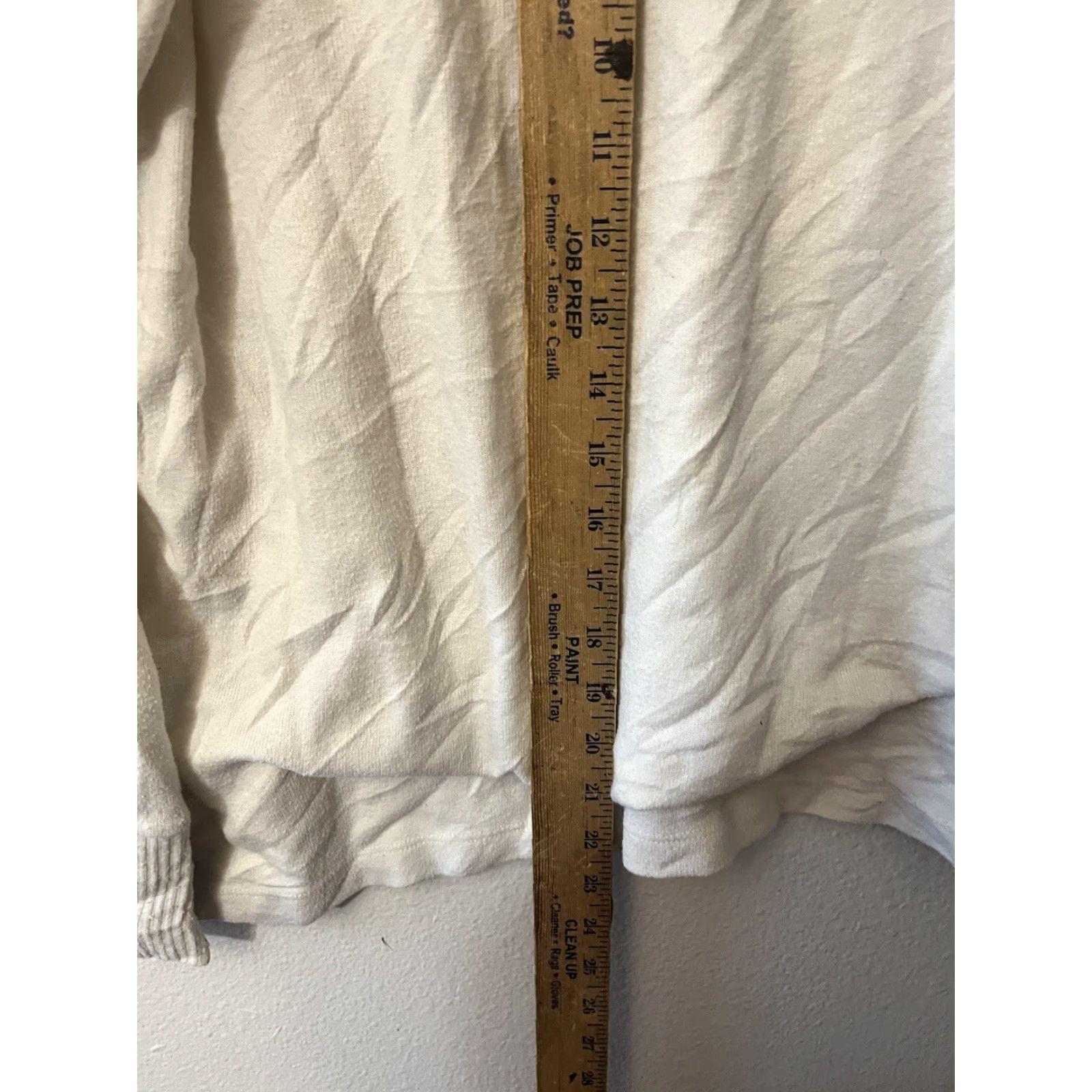Loft Ann Taylor Loft Long Sleeve White Knit V Neck Sweater Size Small Oversized Size S / US 4 / IT 40 - 5 Thumbnail