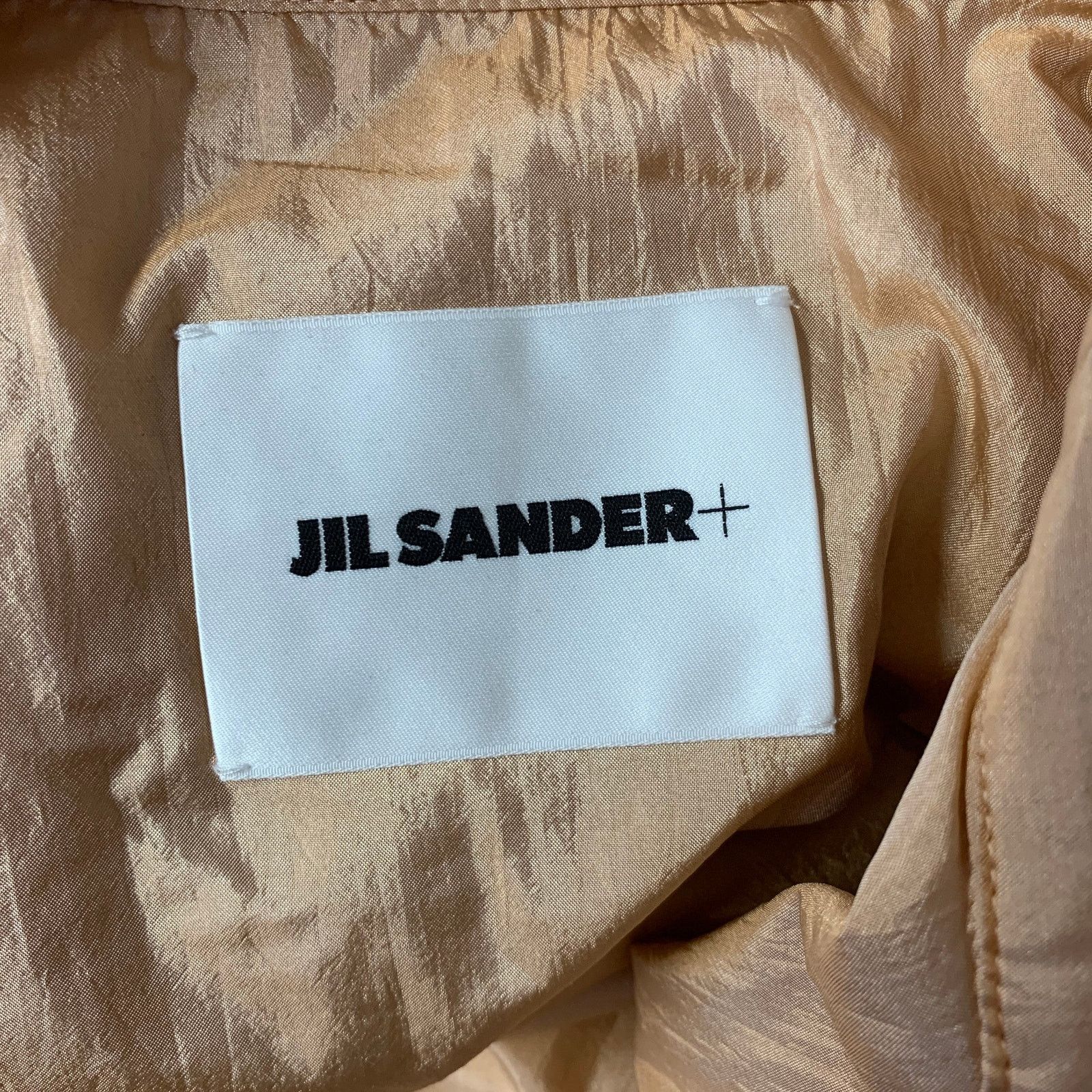 Jil Sander JIL SANDER XL Pink Peach Polyamide Silk Camp Short Sleeve Size US XL / EU 56 / 4 - 5 Thumbnail