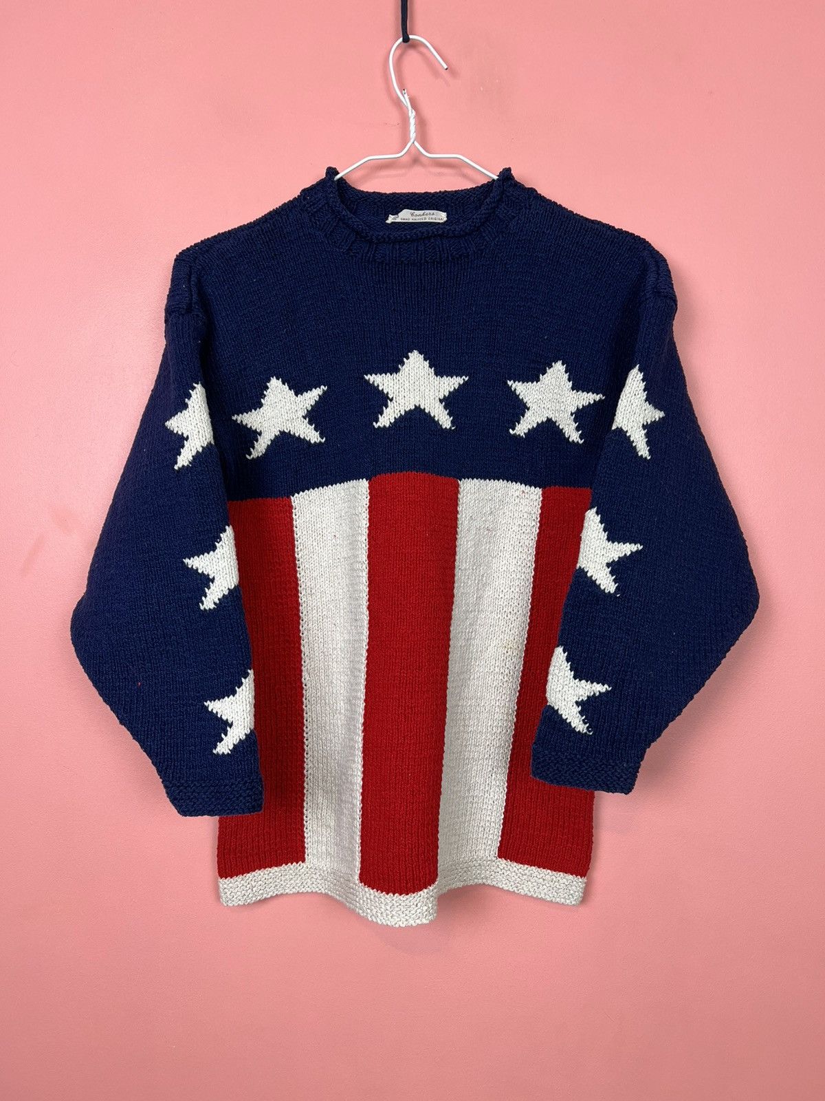 Other USA hard knit sweatshirt sweater vintage rare flag star Size US XS / EU 42 / 0 - 1 Thumbnail