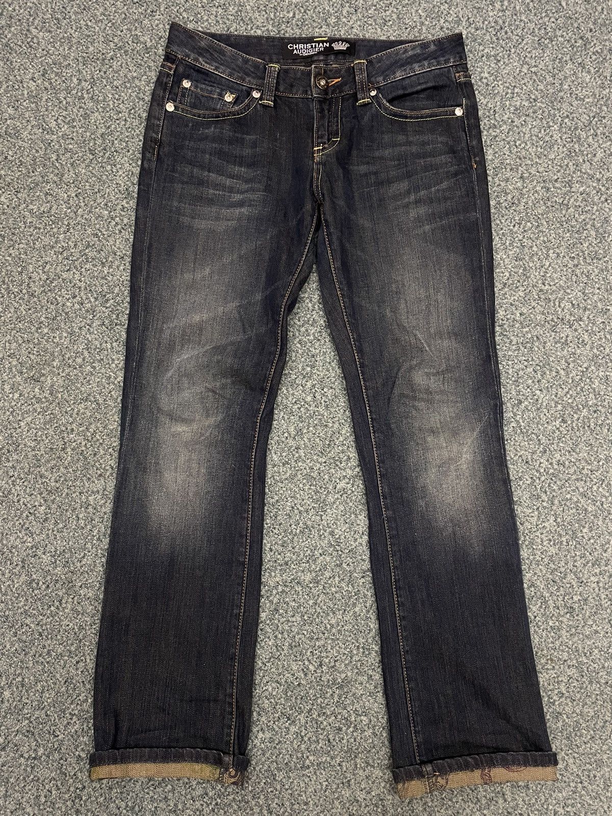 Christian Audigier Christian Audigier embroidered jaguar jeans Size US 31 - 6 Thumbnail