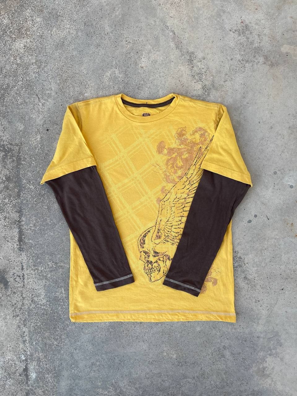 Affliction 2000s Double Layer Affliction Styled Skull Punk Tees Size US M / EU 48-50 / 2 - 1 Thumbnail