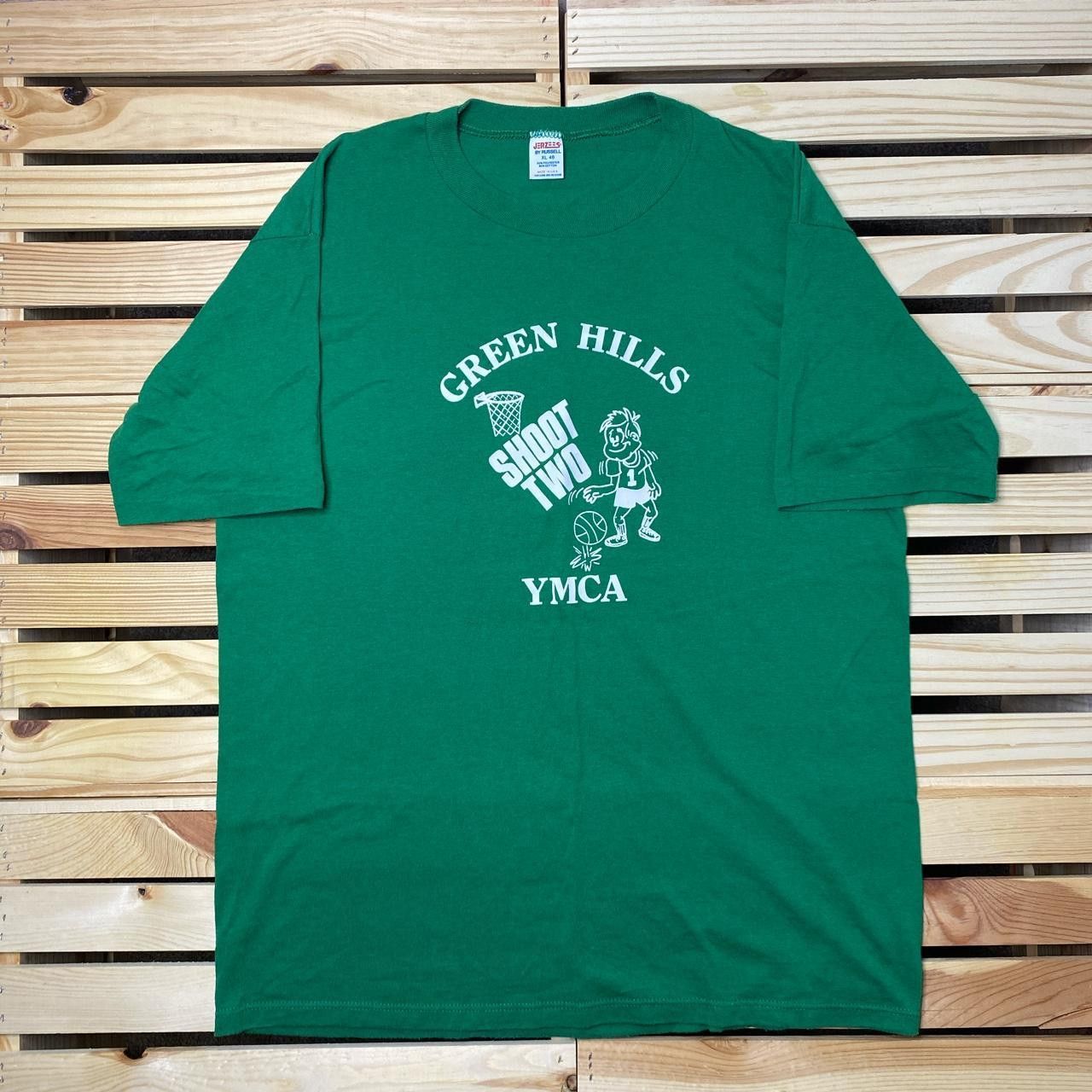 Jerzees True Vintage YMCA Green Basketball Gym Tee Size XL Size US XL / EU 56 / 4 - 1 Thumbnail