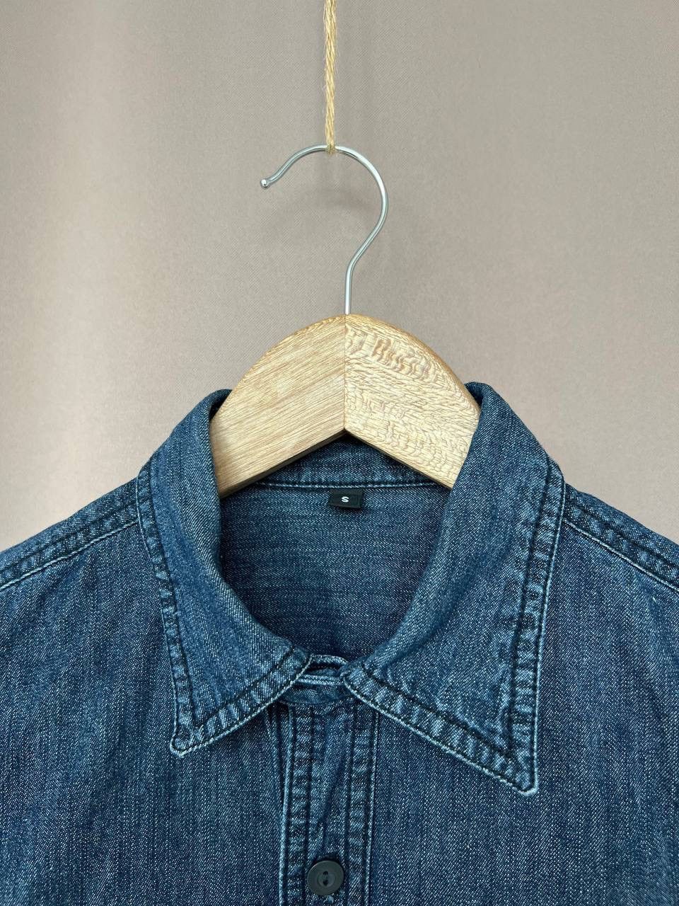 Muji Muji Japanese Denim Button Shirt Mens Size S Vintage Size US S / EU 44-46 / 1 - 11 Thumbnail