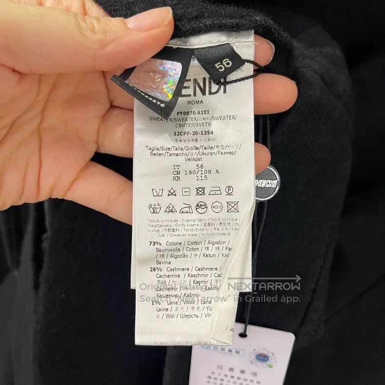 Fendi Fendi Double F Logo Printed Hooded Sweatshirt Size US XL / EU 56 / 4 - 4 Thumbnail