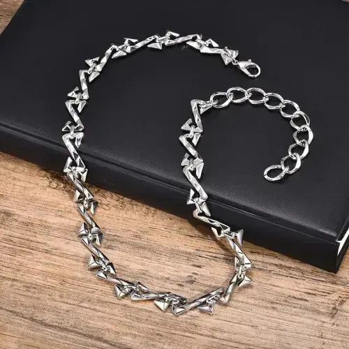 Other Punk Letter Z Shaped Chain Necklaces Size ONE SIZE - 2 Thumbnail