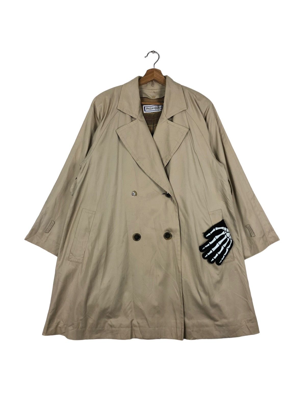 Yves Saint Laurent 🔥90’s VINTAGE TRENCH COAT YVES SAINT LAURENT Size US S / EU 44-46 / 1 - 1 Thumbnail