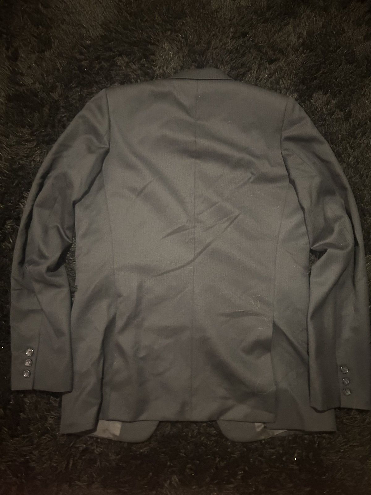 Raf Simons Raf Simons AW5-6 Single Button Tailored Blazer Navy Size 40R - 3 Thumbnail