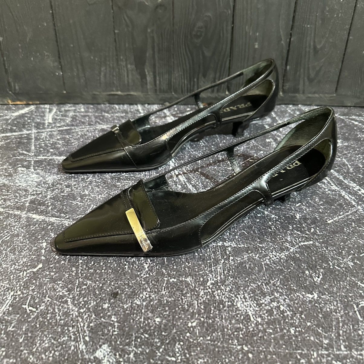 Prada PRADA - Women’s Leather Heels Size 37 Size US 7 / IT 37 - 6 Thumbnail