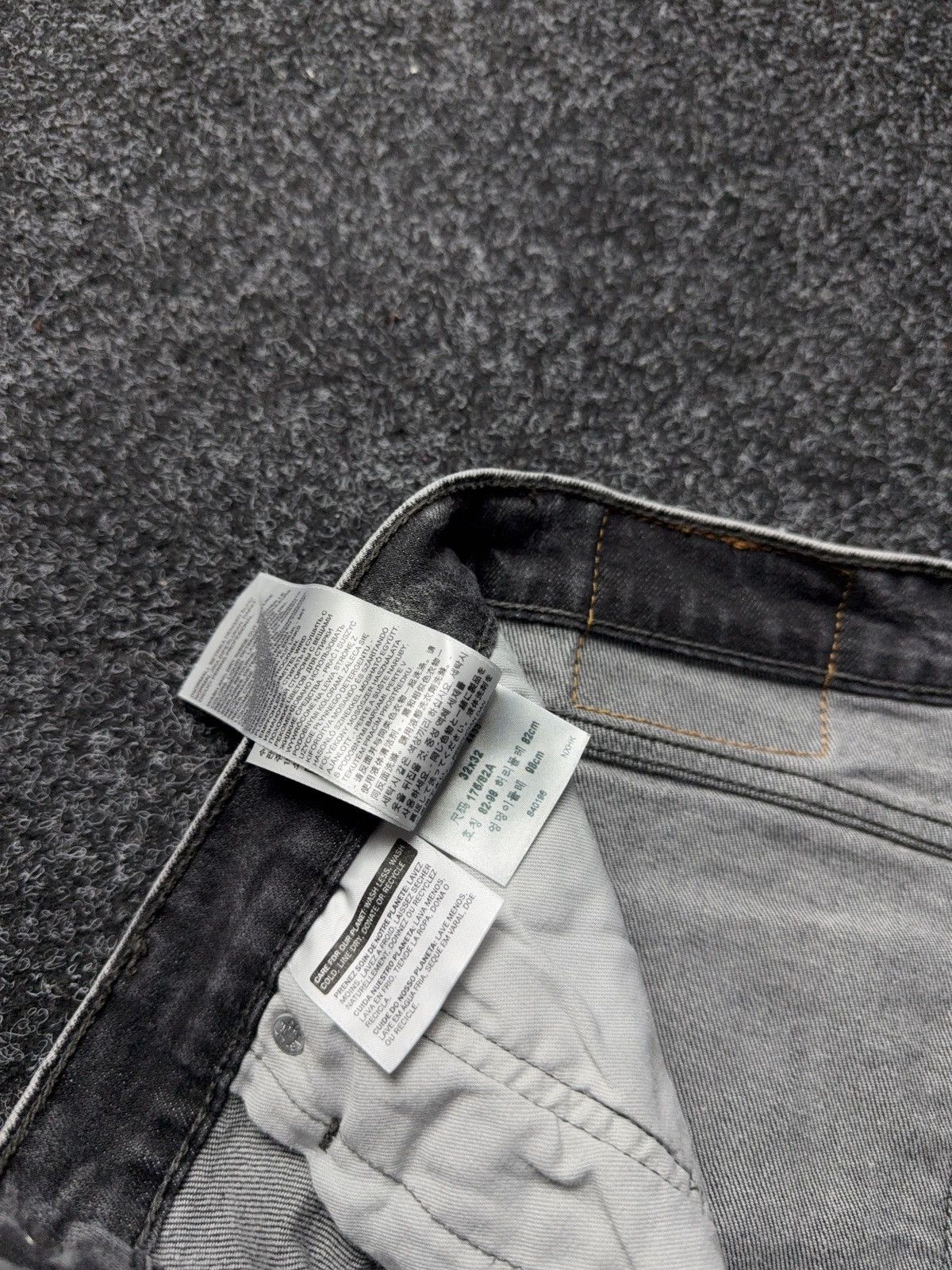 Levi's 00s Levi’s 510 Acid Wash Grey Denim Jeans W32 L32 Size US 32 / EU 48 - 9 Thumbnail