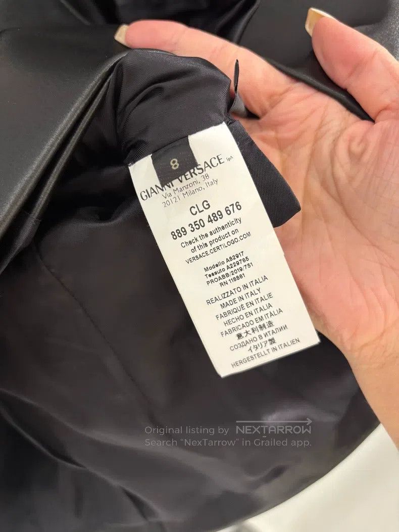 Versace Versace Black sheepskin coat Size US XL / EU 56 / 4 - 4 Thumbnail