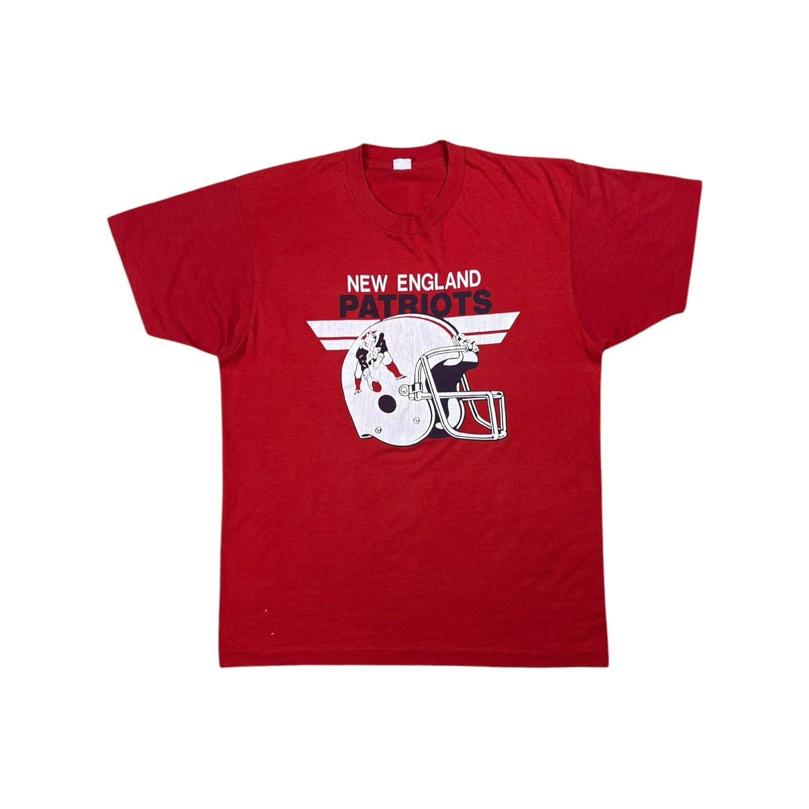 NFL × Vintage Vintage 80s New England Patriots old logo faded NFL tee (M) Size US M / EU 48-50 / 2 - 1 Thumbnail