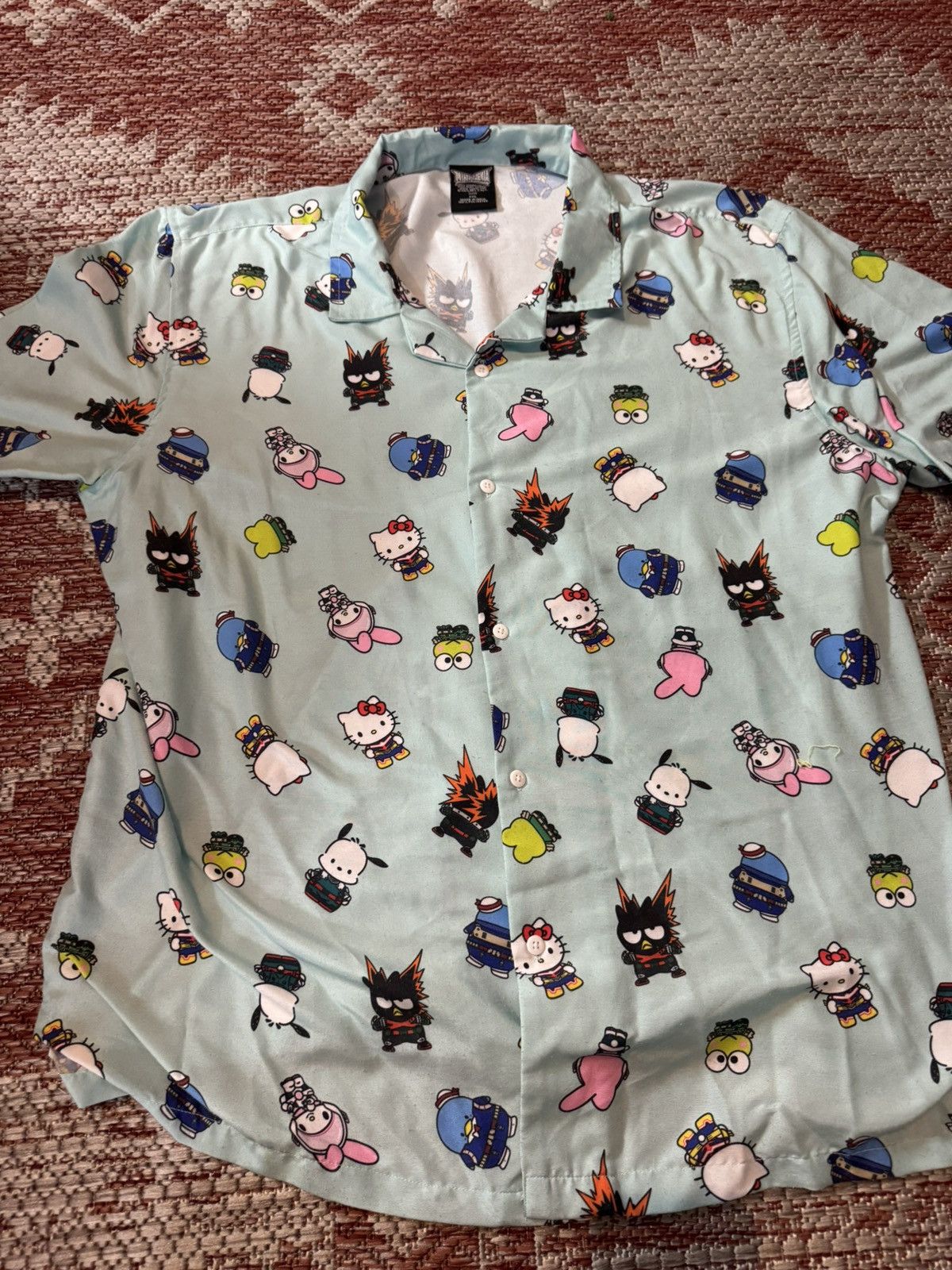 Other My Hero Academia X Hello Kitty Men’s Button Tee Sz XXL Size US XXL / EU 58 / 5 - 1 Thumbnail