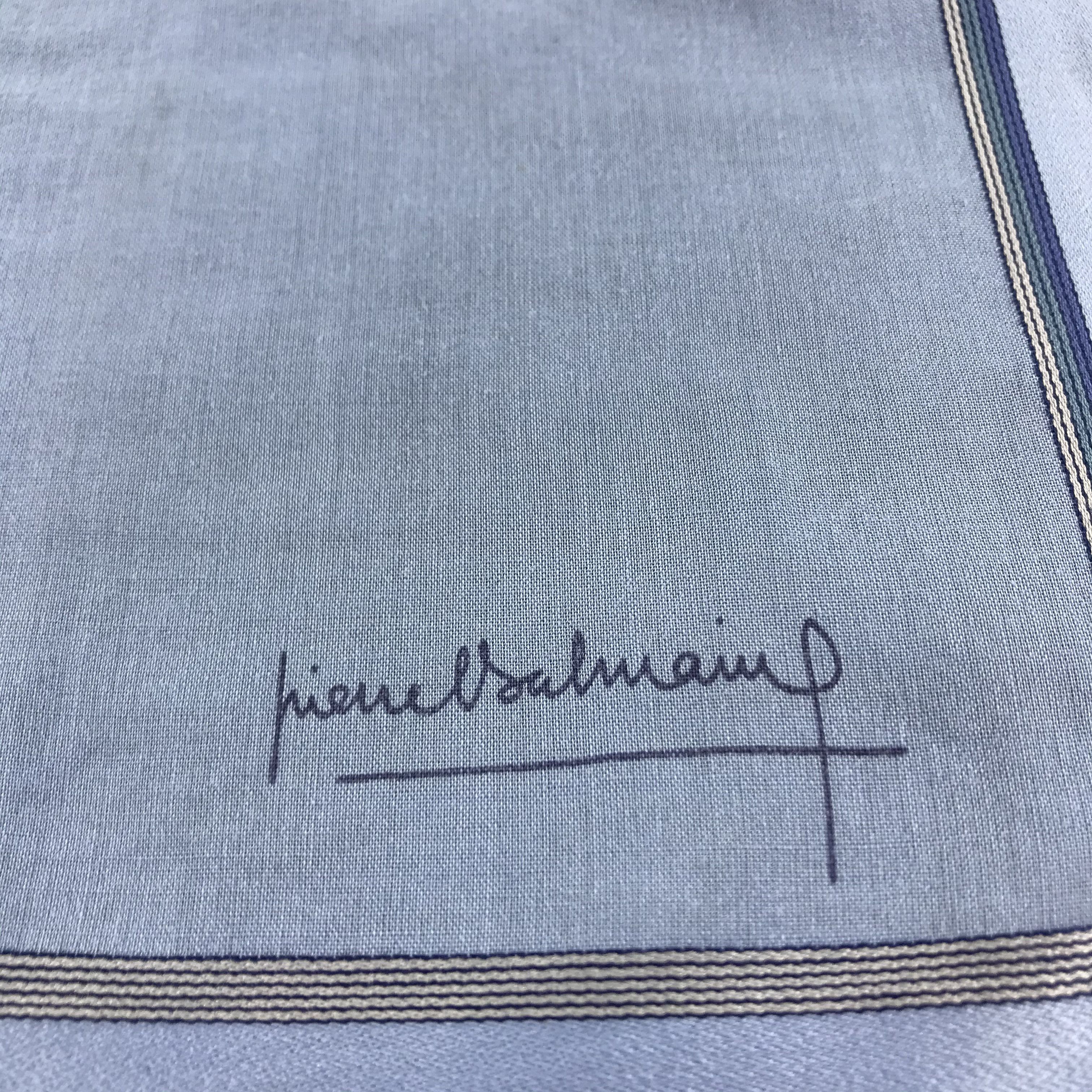 Pierre Balmain × Vintage Pierre Balmain Handkerchief Neckerchief Bandana H102 Size ONE SIZE - 4 Thumbnail