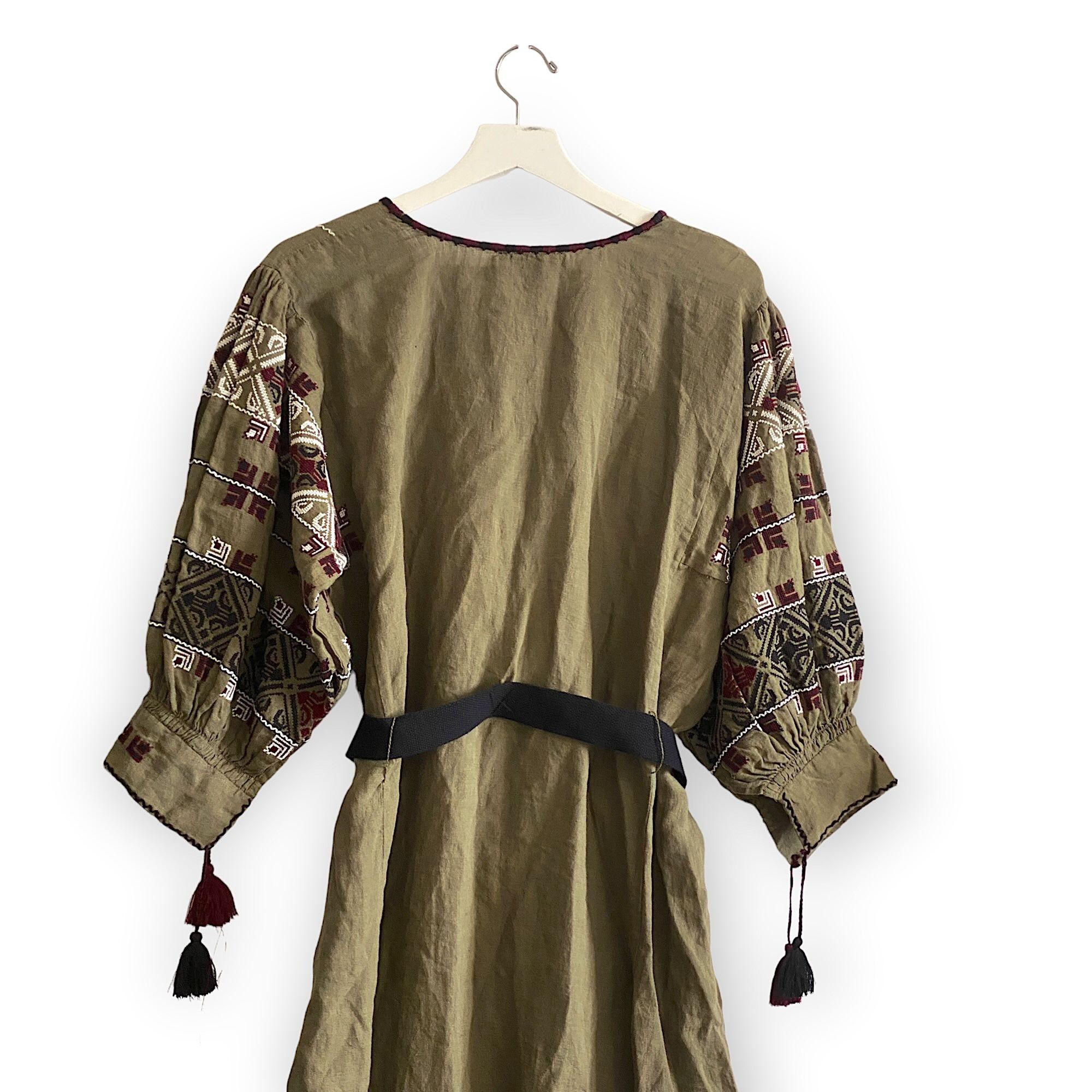 Nili Lotan Nili Lotan Valencia Dress, Army Green, Size S, New with tag Size S / US 4 / IT 40 - 7 Thumbnail