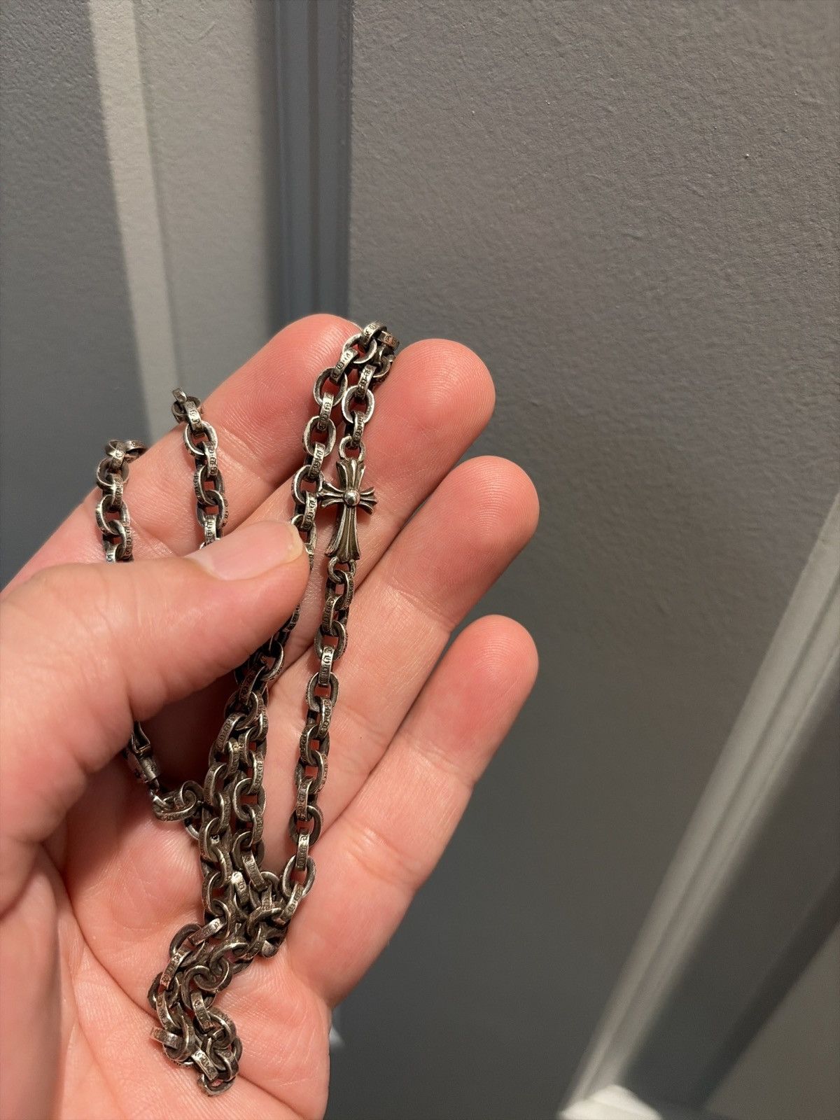 Chrome Hearts Paper chain necklace with cross Size ONE SIZE - 5 Thumbnail