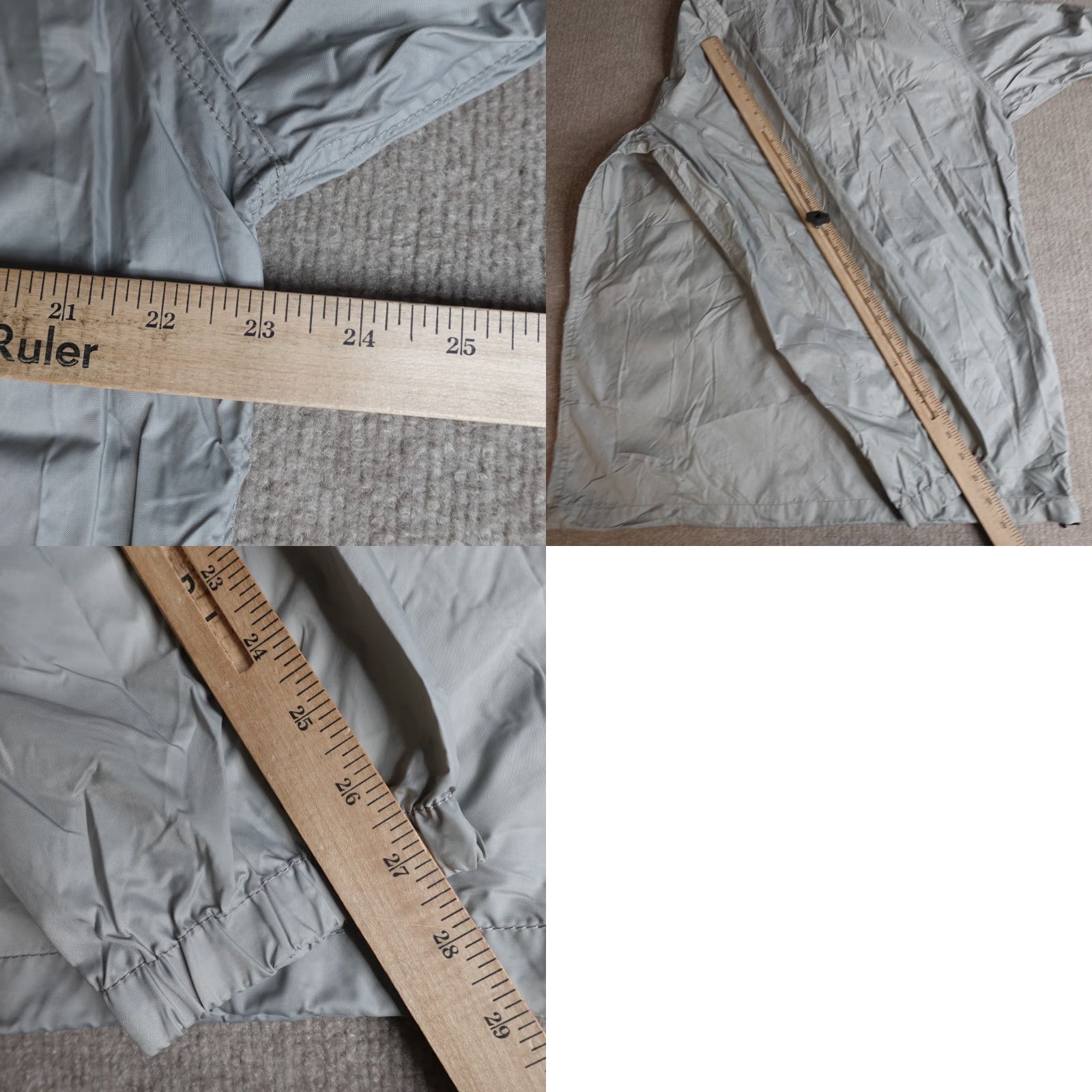 Vintage 55DSL Mens Jacket XL Gray Full Zip Hooded NEW Windbreaker Coat Mid-Length Nylon Solid Pattern Size US XL / EU 56 / 4 - 8 Thumbnail