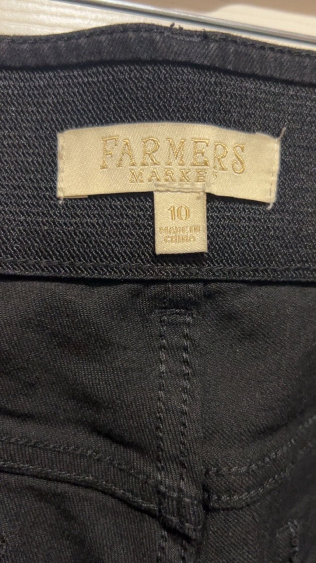 Other Farmers Market Black Flare & Wide Leg Jeans with Silver Size 32" / US 10 / IT 46 - 4 Thumbnail