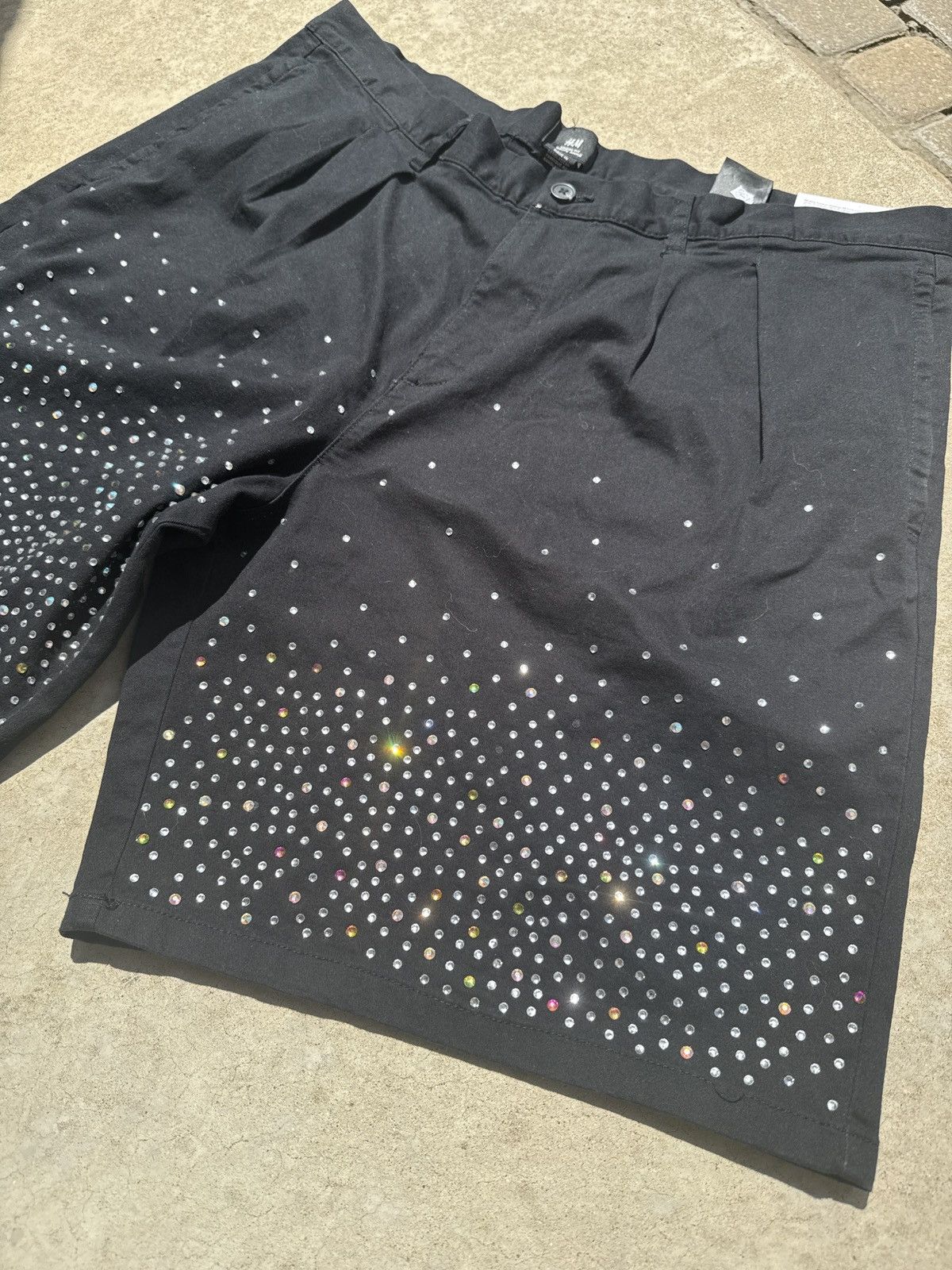 Vintage Rhinestone shorts Size US 36 / EU 52 - 1 Thumbnail