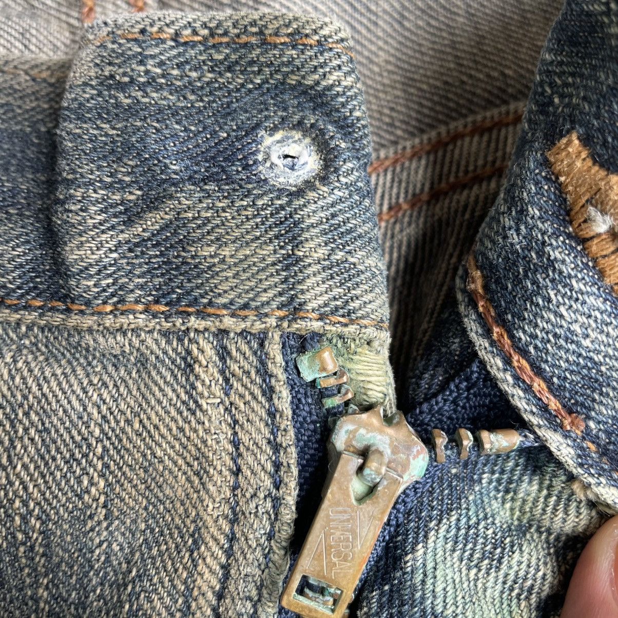Wrangler 🔥Vintage 80s Wrangler Stoned Washed Ripped Denim Jeans Size US 32 / EU 48 - 13 Thumbnail