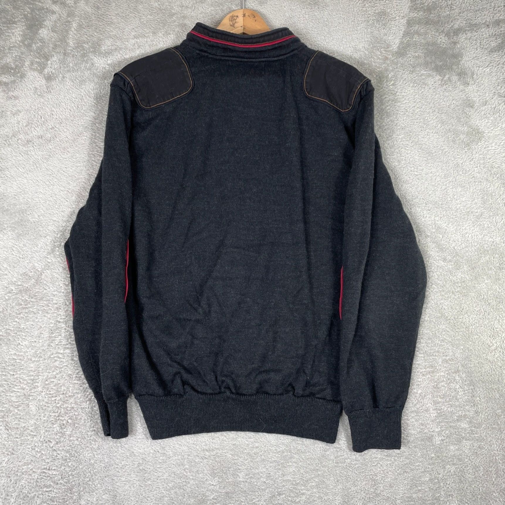 Orvis Orvis Quarter Zip Sweater Mens M Gray Merino Wool Shooting Elbow Patches Mock Neck Zipper Logo Size US M / EU 48-50 / 2 - 6 Thumbnail