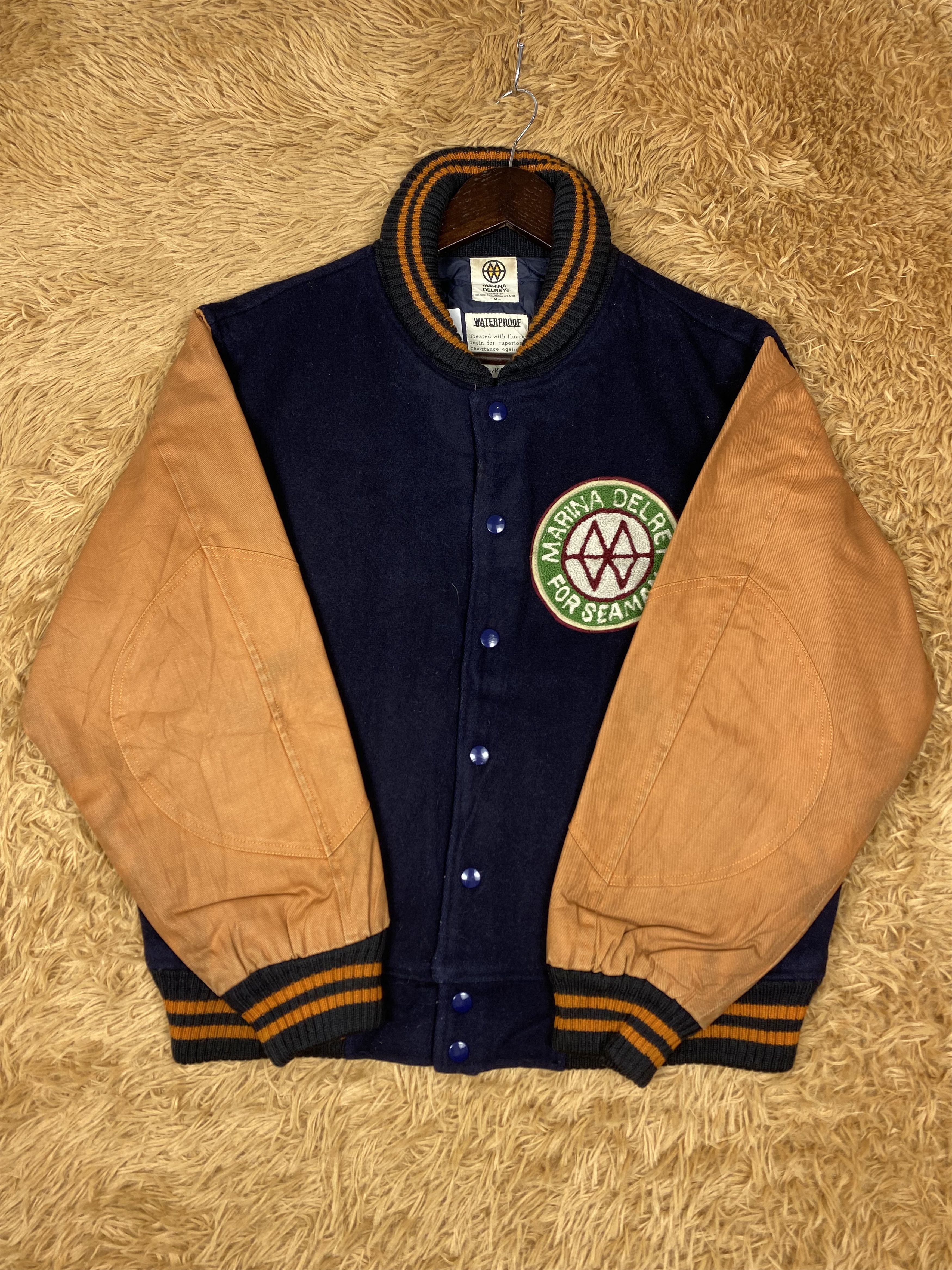 Vintage Vintage Marina Delrey Varsity Jacket DJ0256 Size US M / EU 48-50 / 2 - 5 Thumbnail