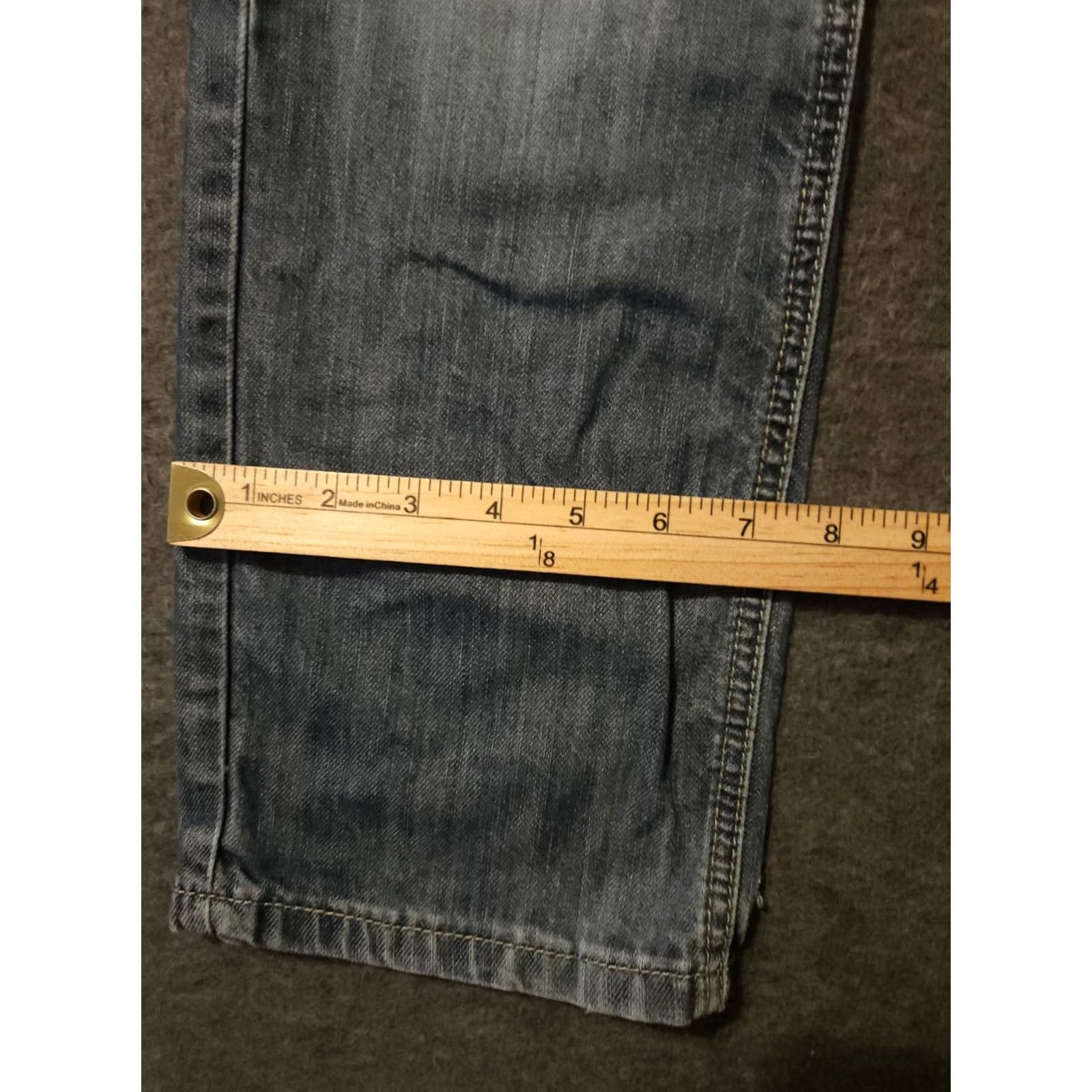 Buffalo David Bitton VINTAGE Buffalo David Bitton Jeans Slim Straight Jeans Women's 12 Blue Thick Stitch Size 34" / US 12 / IT 48 - 5 Thumbnail