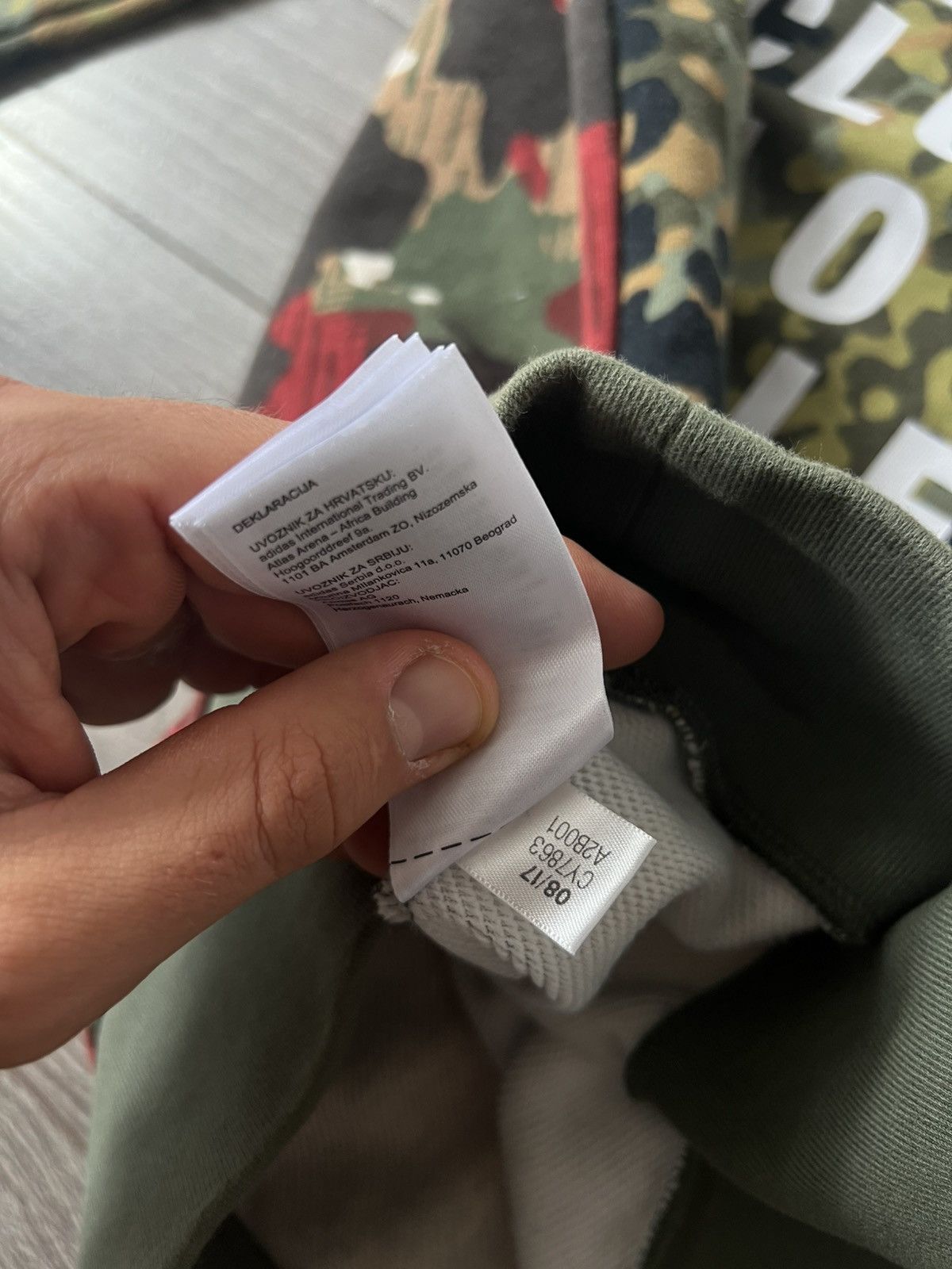 Adidas × Designer × Pharrell ‼️Archival Adidas x Pharrell Williams Hu Knit Camo Sweatshirt Size US M / EU 48-50 / 2 - 20 Thumbnail
