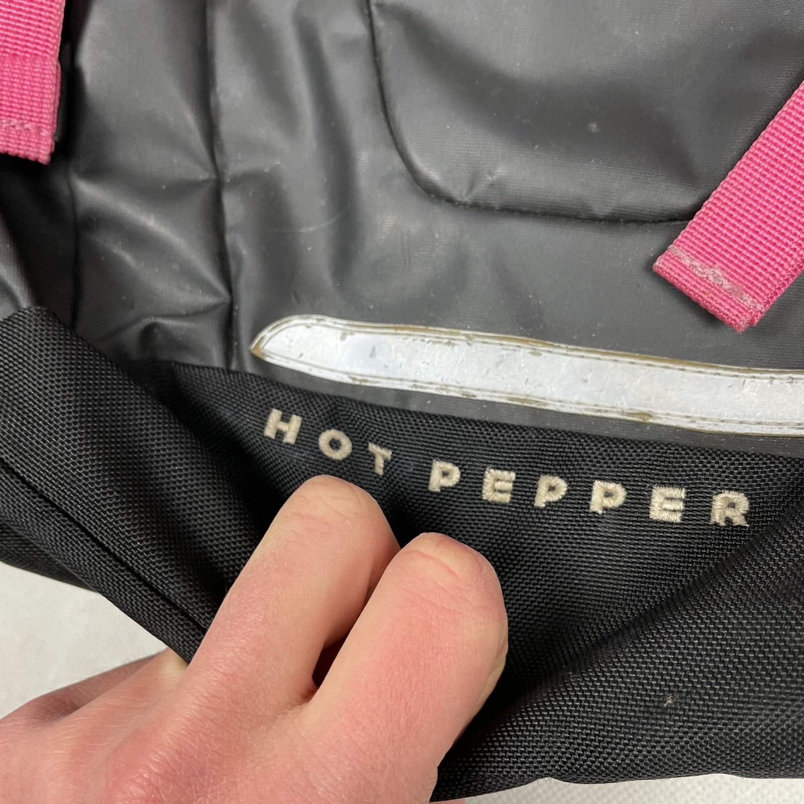 The North Face The North Face Hot Pepper Womens Black Pink Outdoor Backpack Size ONE SIZE - 13 Thumbnail