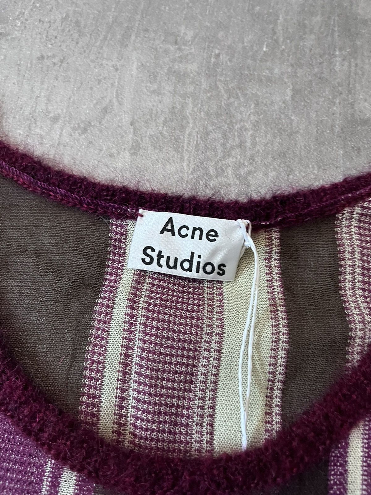 Acne Studios Acne Studios striped tank top cotton wool mohair Size US M / EU 48-50 / 2 - 5 Thumbnail