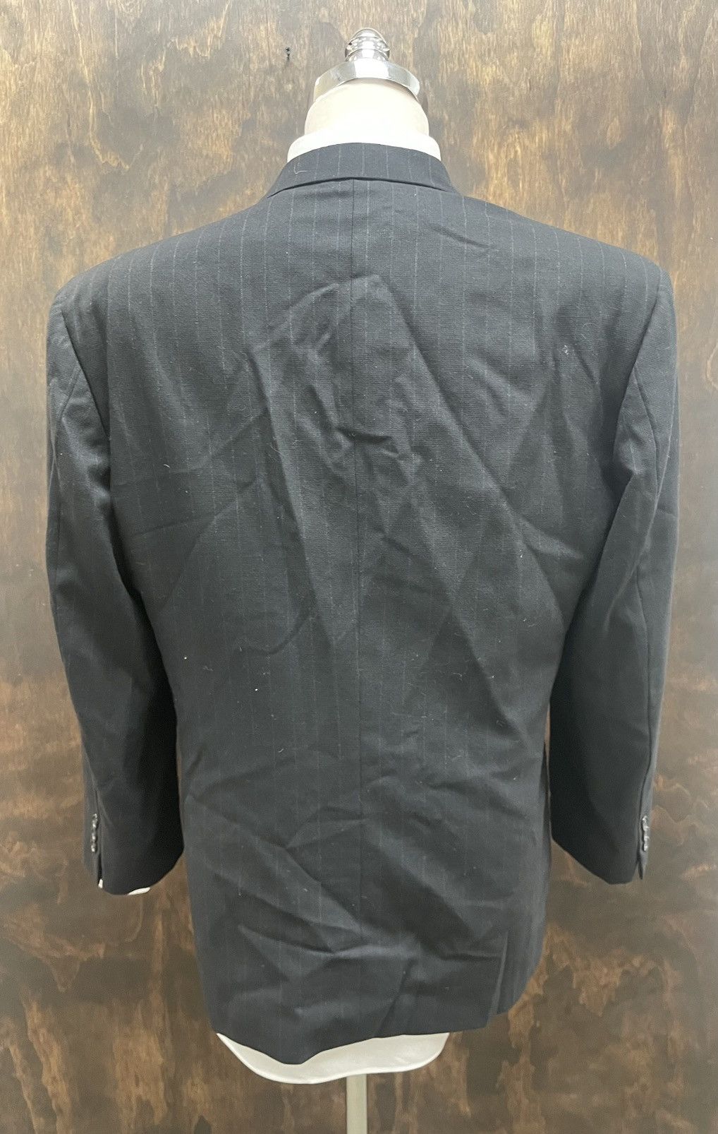 Giorgio Armani × Vintage Pinstripe Wool Suit Size 46R - 5 Thumbnail