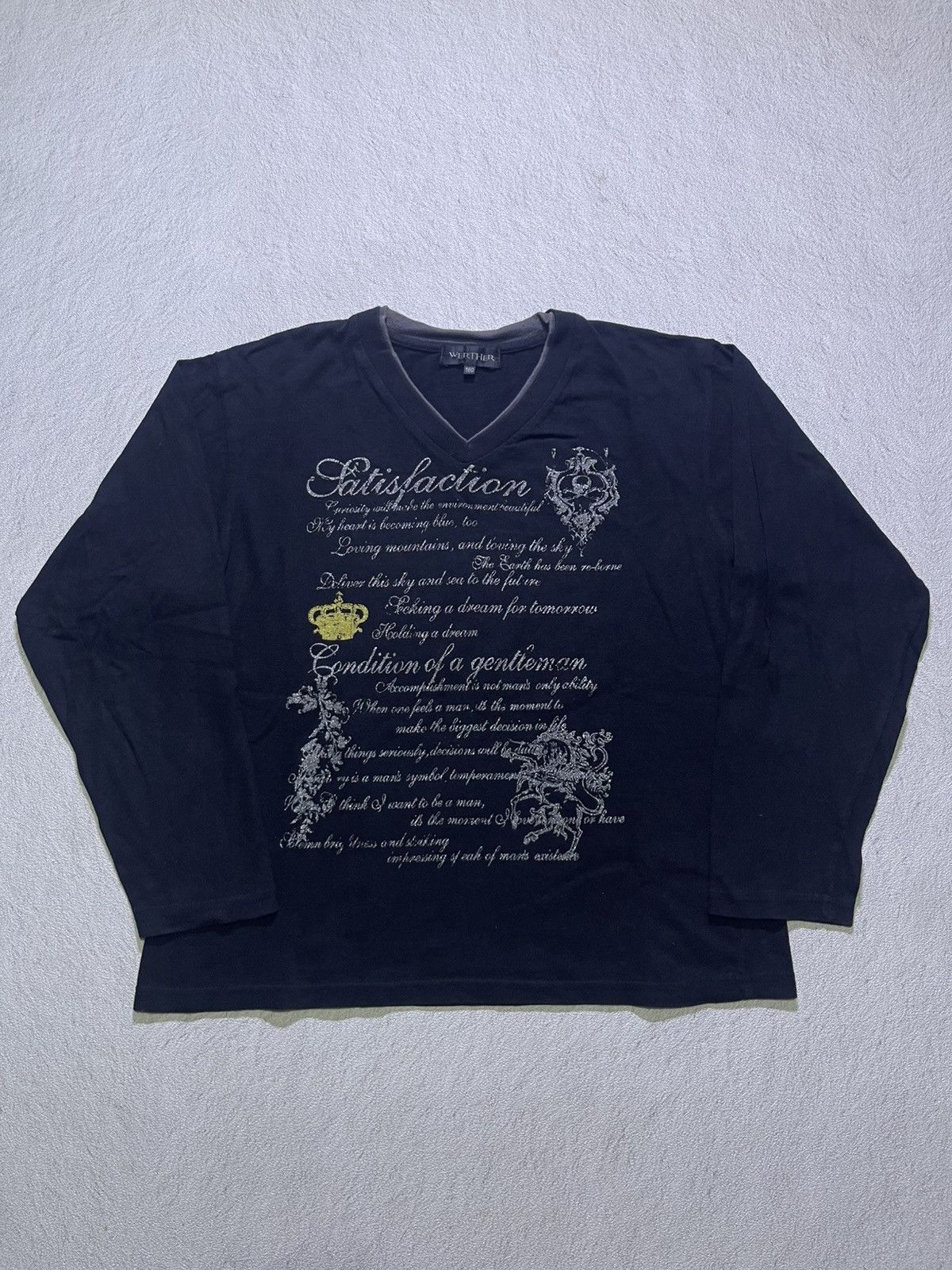 Japanese Brand Y2K WERTHER long sleeve tshirt Size US M / EU 48-50 / 2 - 1 Thumbnail