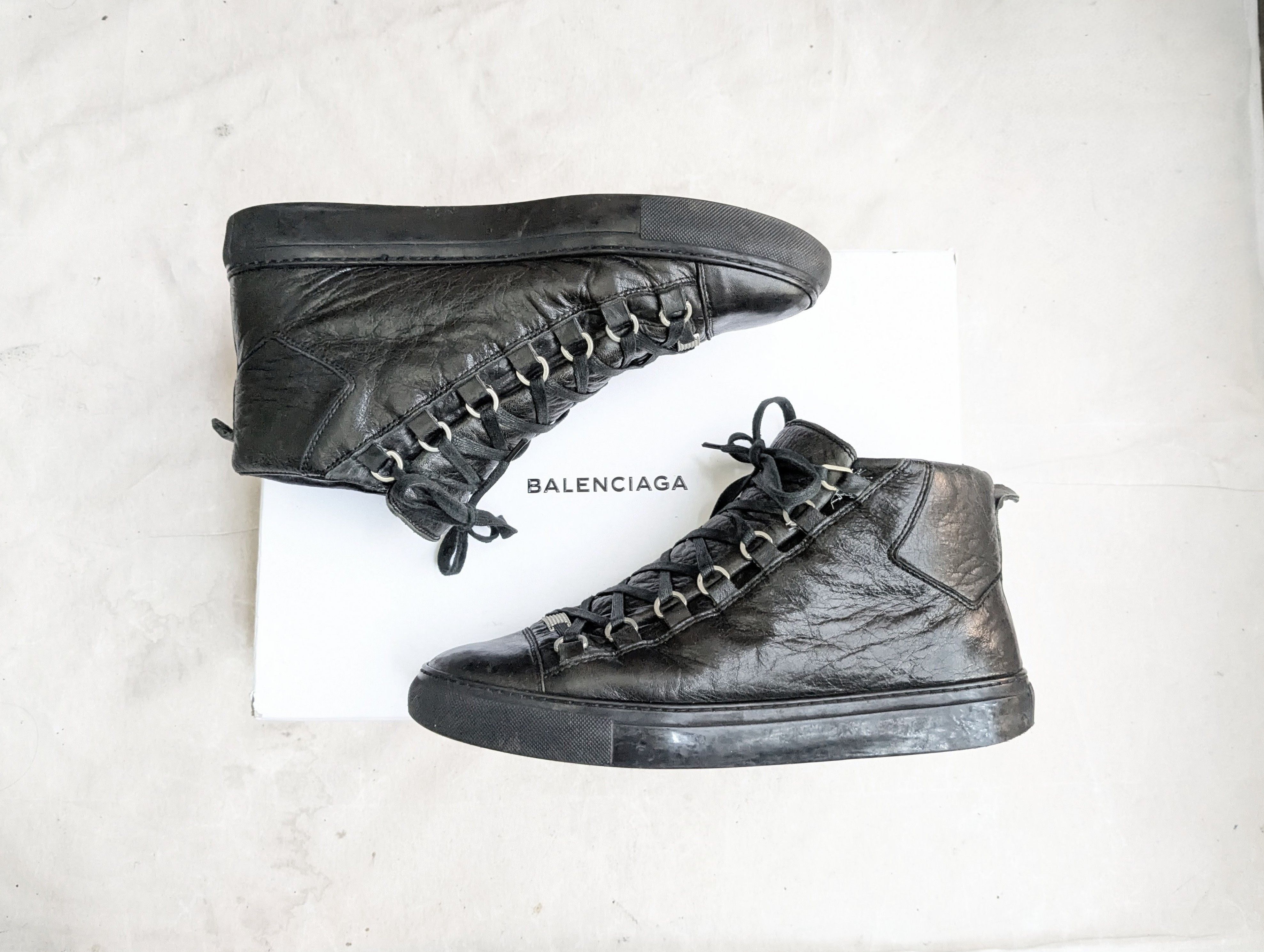 Balenciaga Balenciaga Arena leather sneakers archive 2010 style