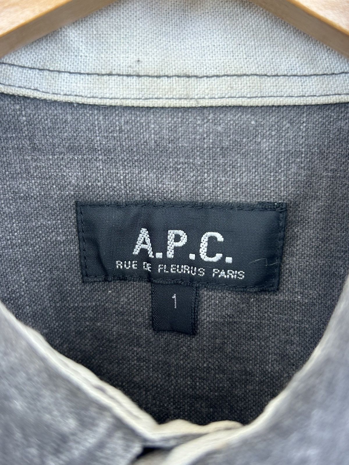 A.P.C. A.P.C ButtonUp Vintage Shirt Short Sleeve Black Size US M / EU 48-50 / 2 - 3 Thumbnail