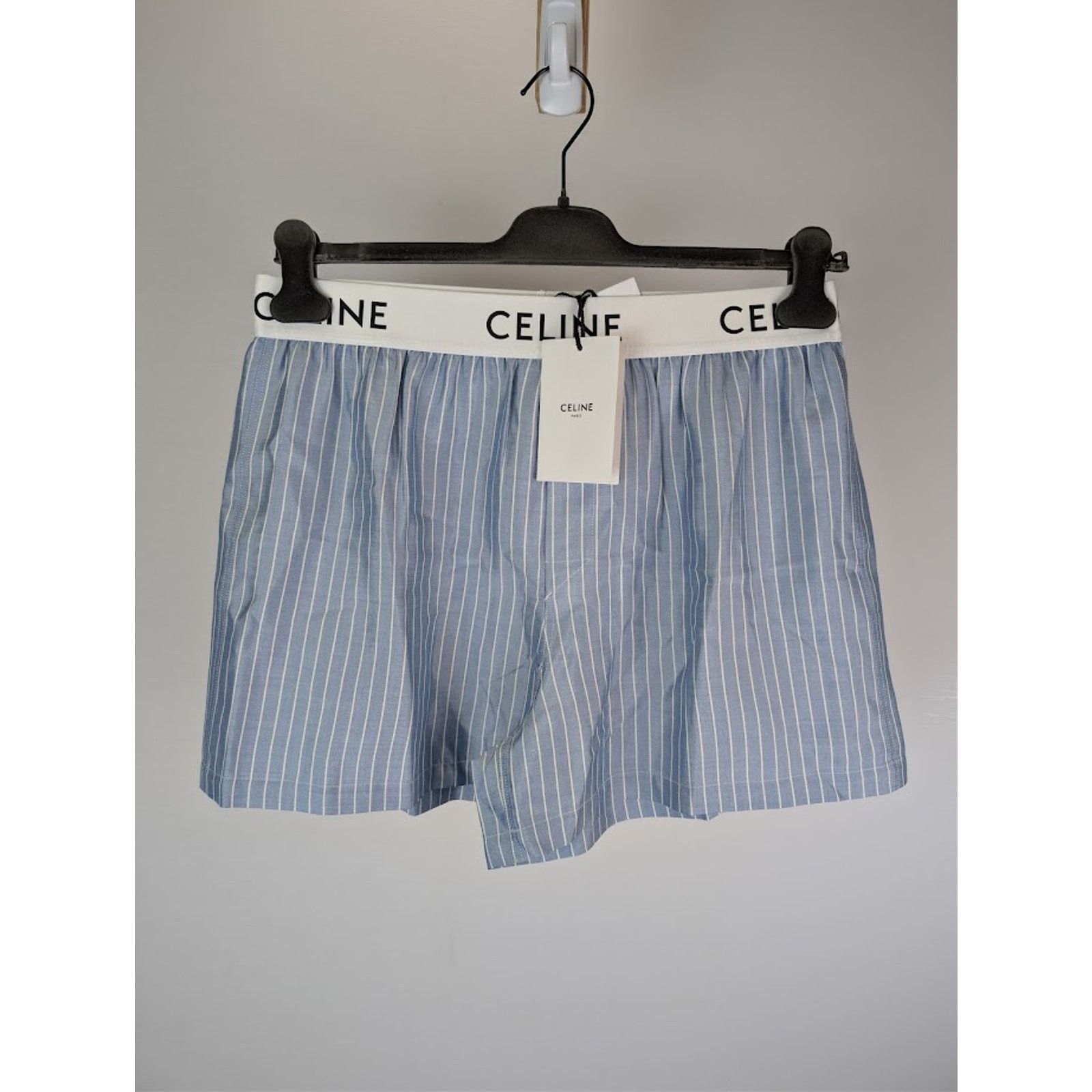 Celine o1rshd1 Size : M / Stripe Boxer in Blue/White Size ONE SIZE - 6 Thumbnail
