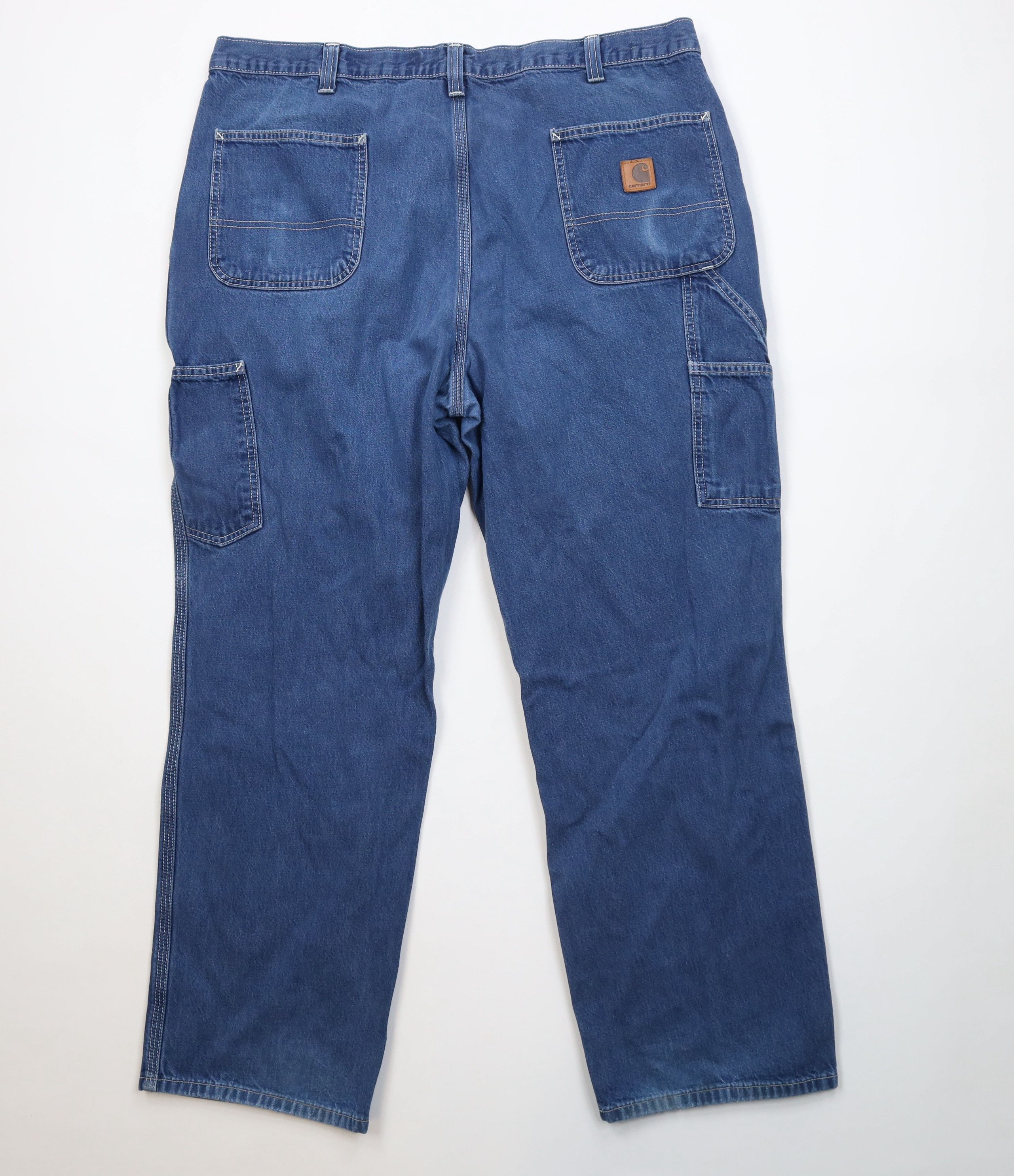 Carhartt Vintage Y2K Carhartt Wide Leg Dungaree Denim Jeans Blue Size US 40 / EU 56 - 11 Thumbnail