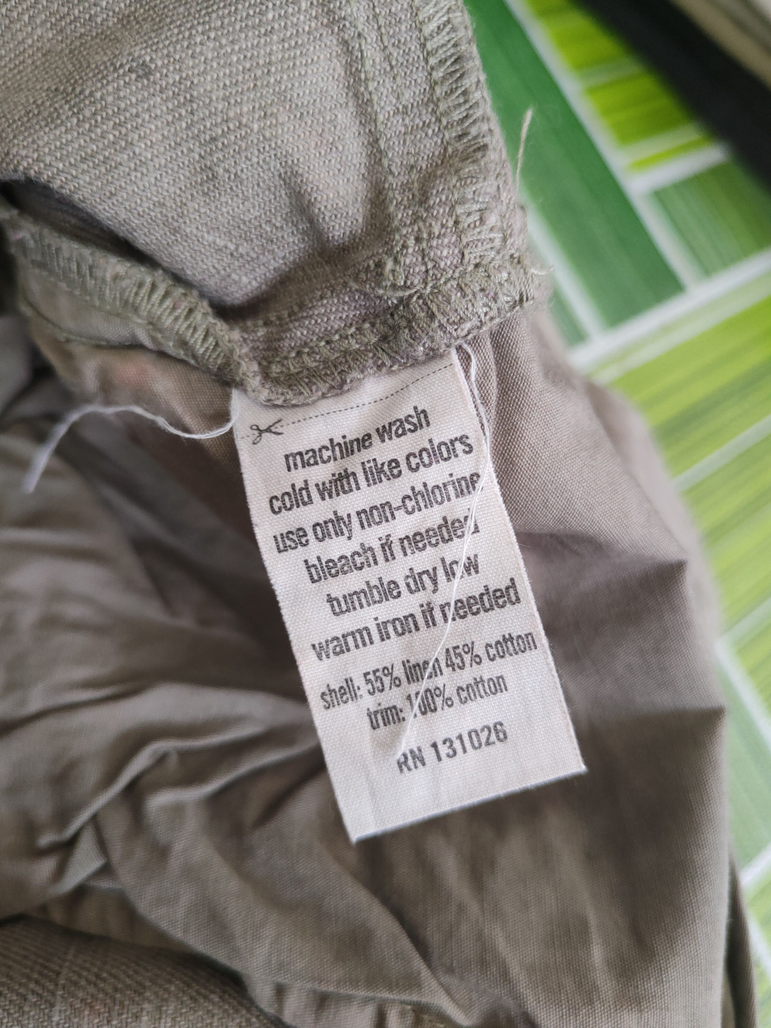 ONS DL Ons Olive Faded Multipocket Cargo Pants #2105 Size US 30 / EU 46 - 12 Thumbnail